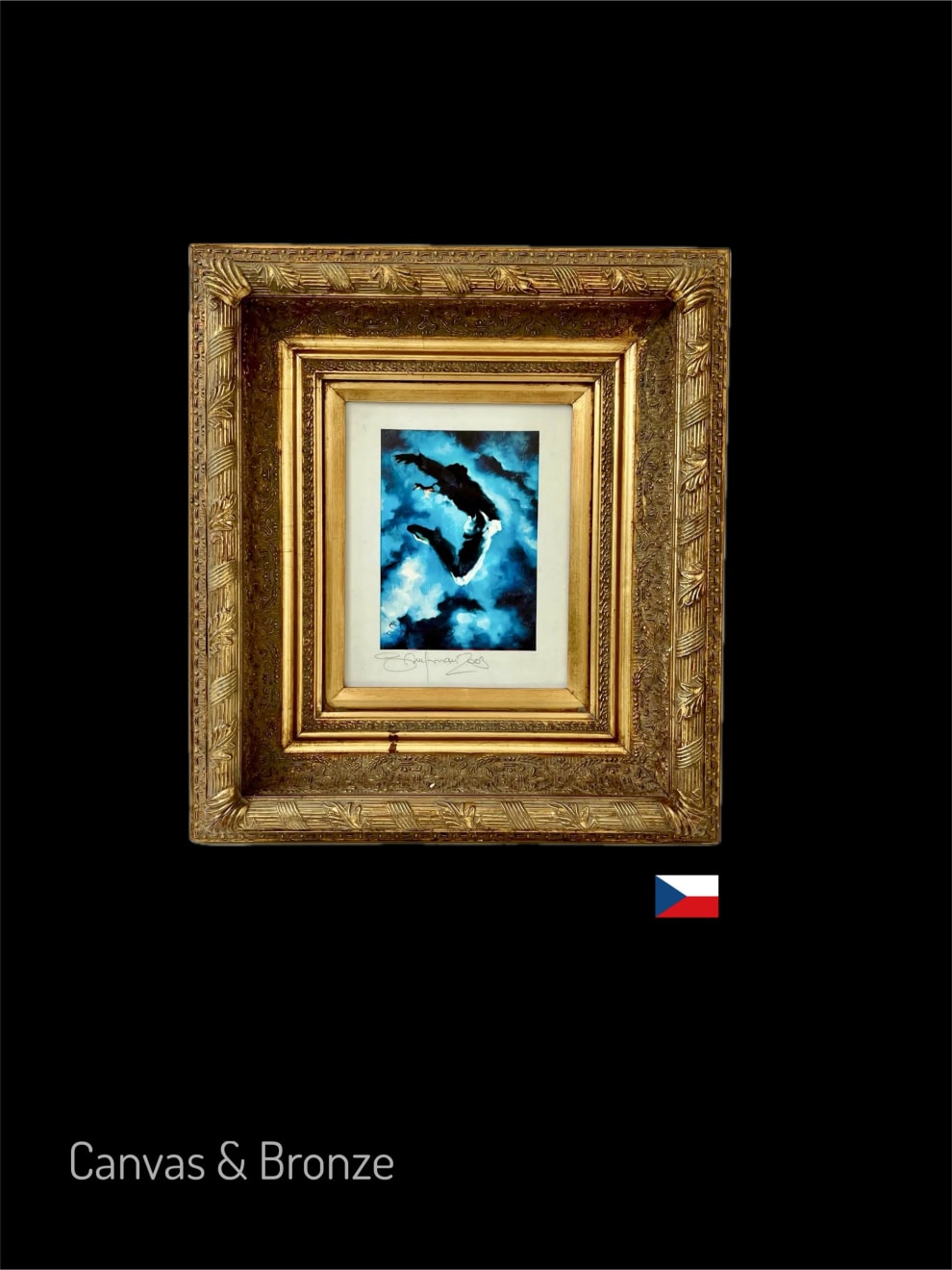 Anonymous, Prague Ballet - Set of 4 Prints - Ornate Gold Frames, 2007