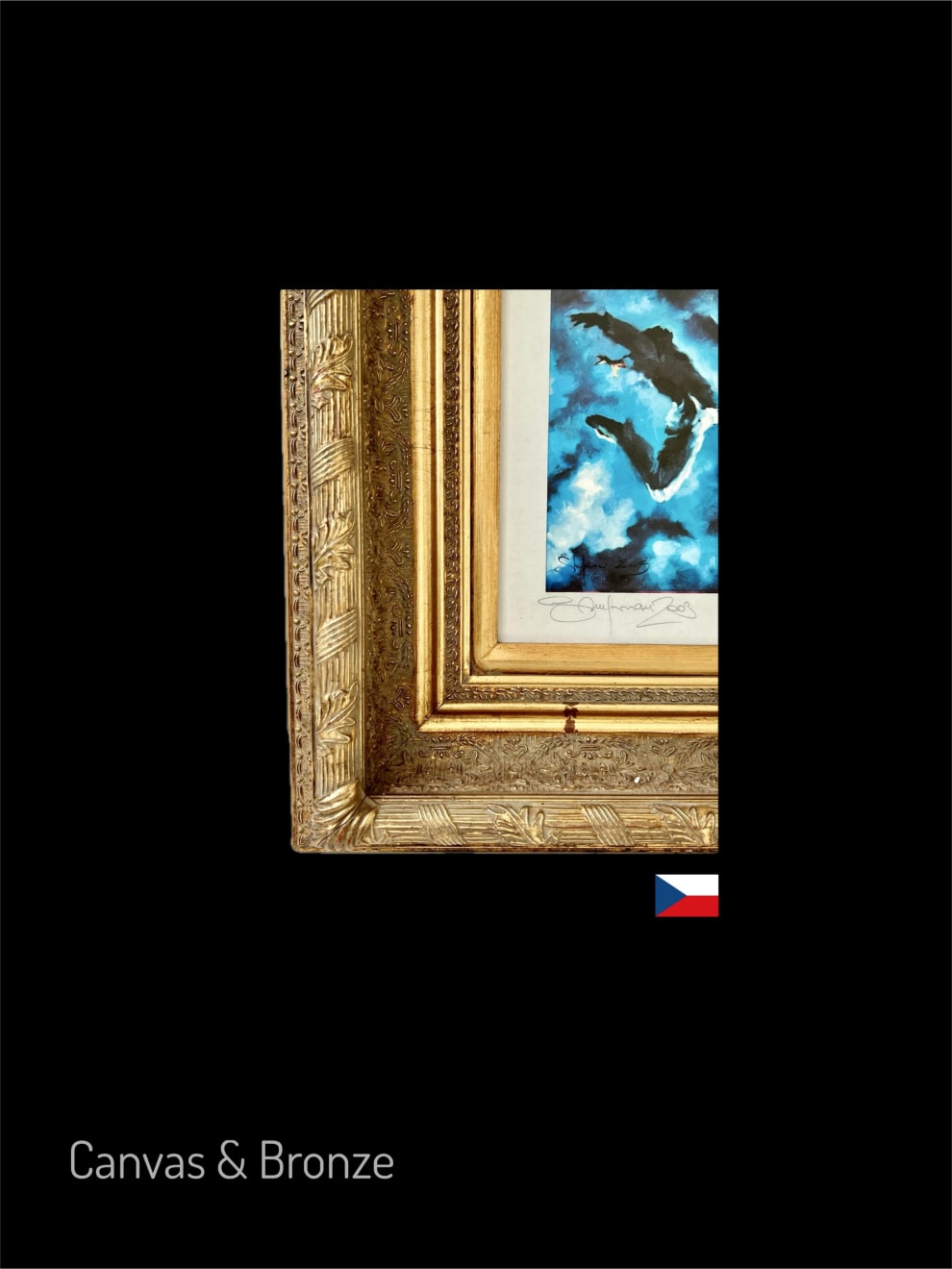 Anonymous, Prague Ballet - Set of 4 Prints - Ornate Gold Frames, 2007