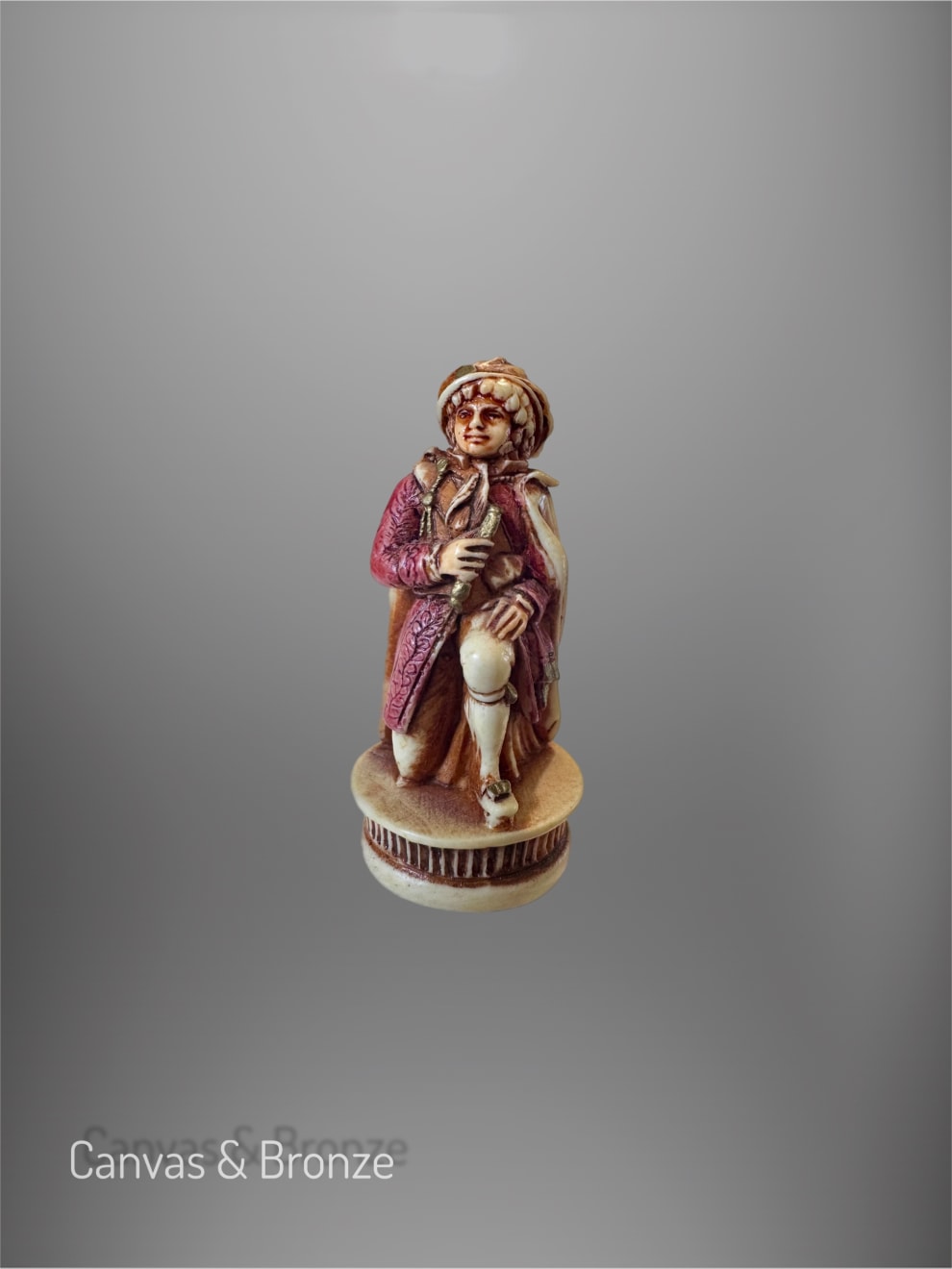 Nigri Scacchi, Italian Hand Painted Chess Set -