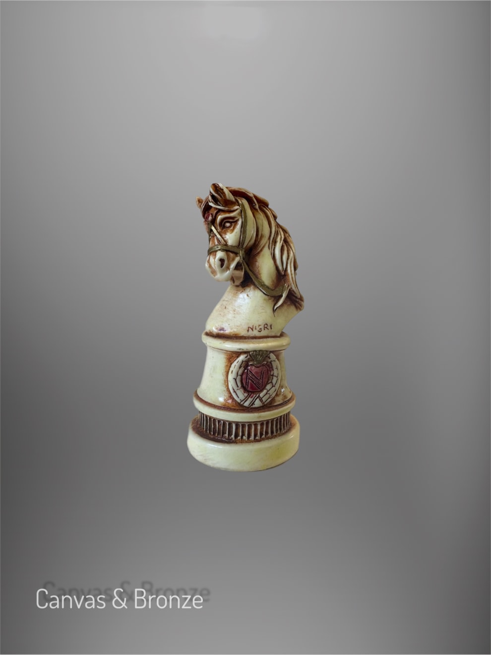 Nigri Scacchi, Italian Hand Painted Chess Set -