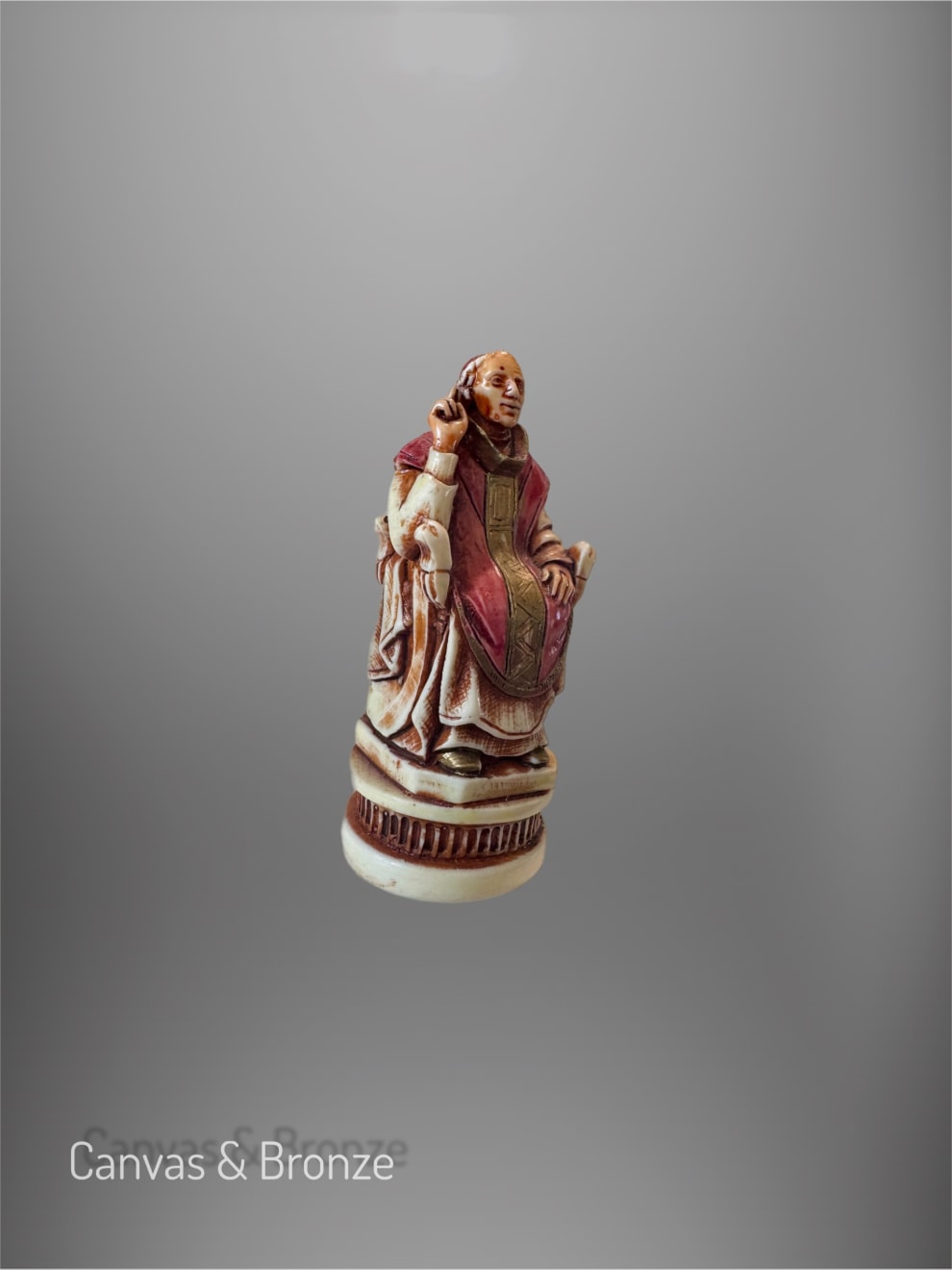 Nigri Scacchi, Italian Hand Painted Chess Set -