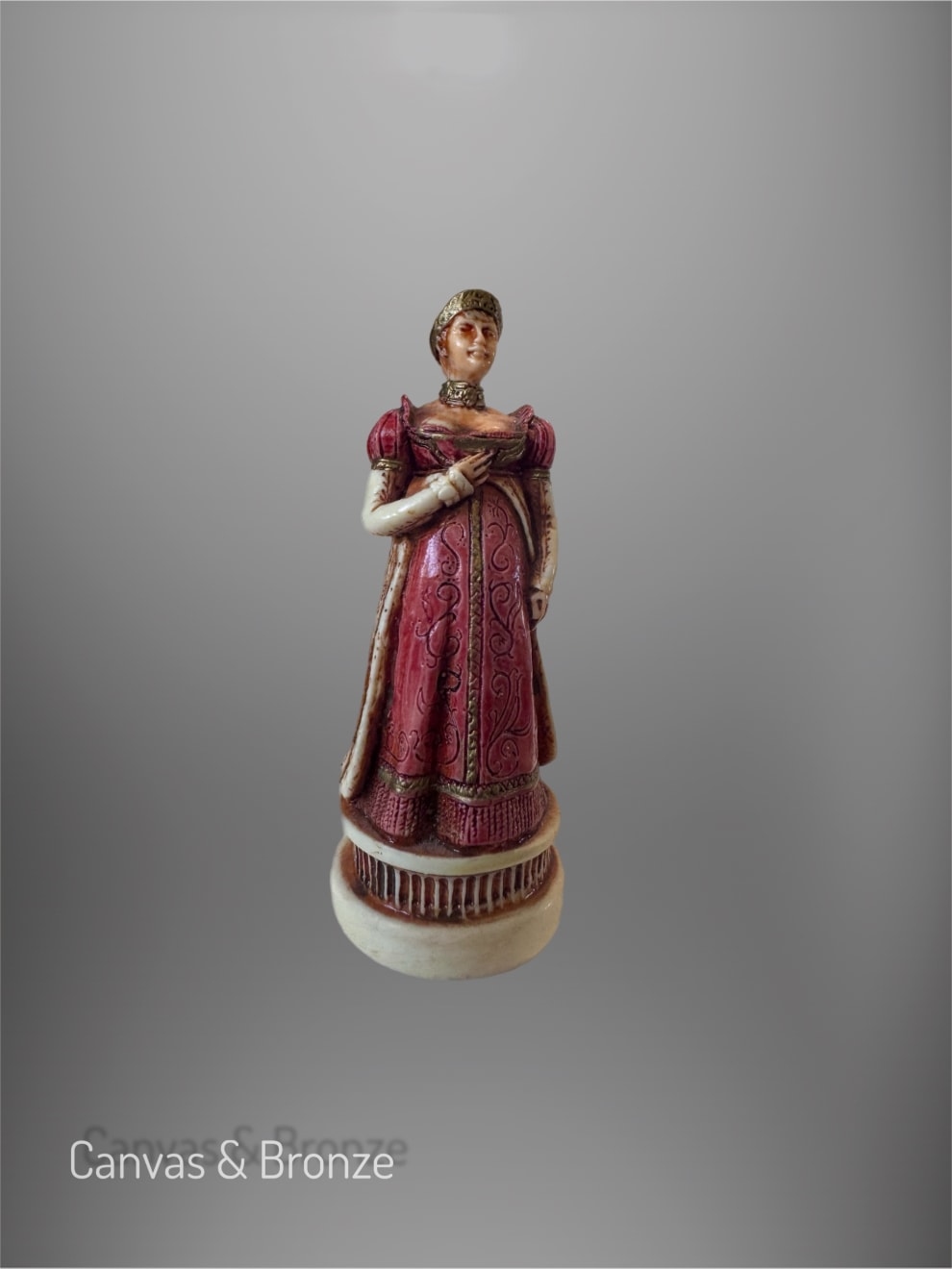 Nigri Scacchi, Italian Hand Painted Chess Set -