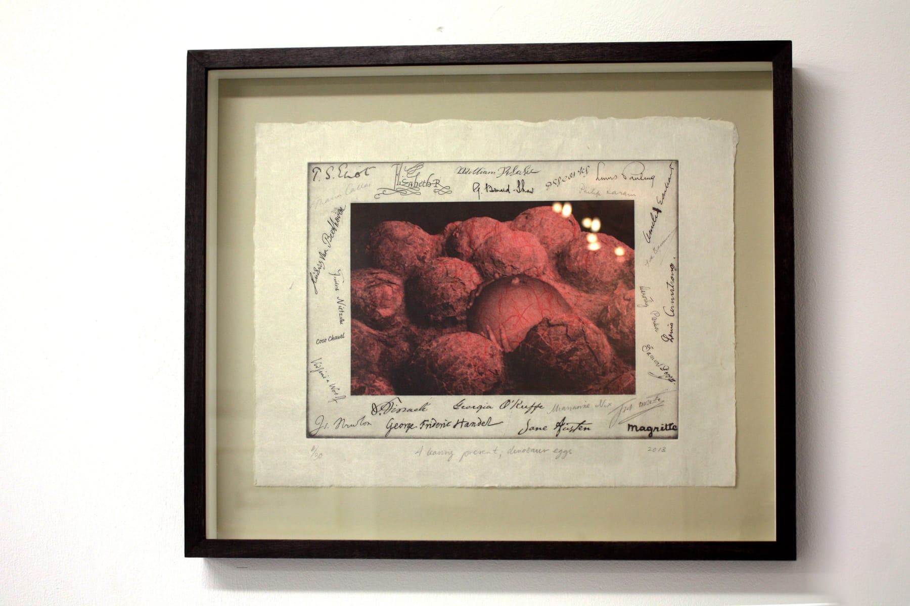 MARIANNE NIX, A leaving present; Dinosaur eggs, 2011