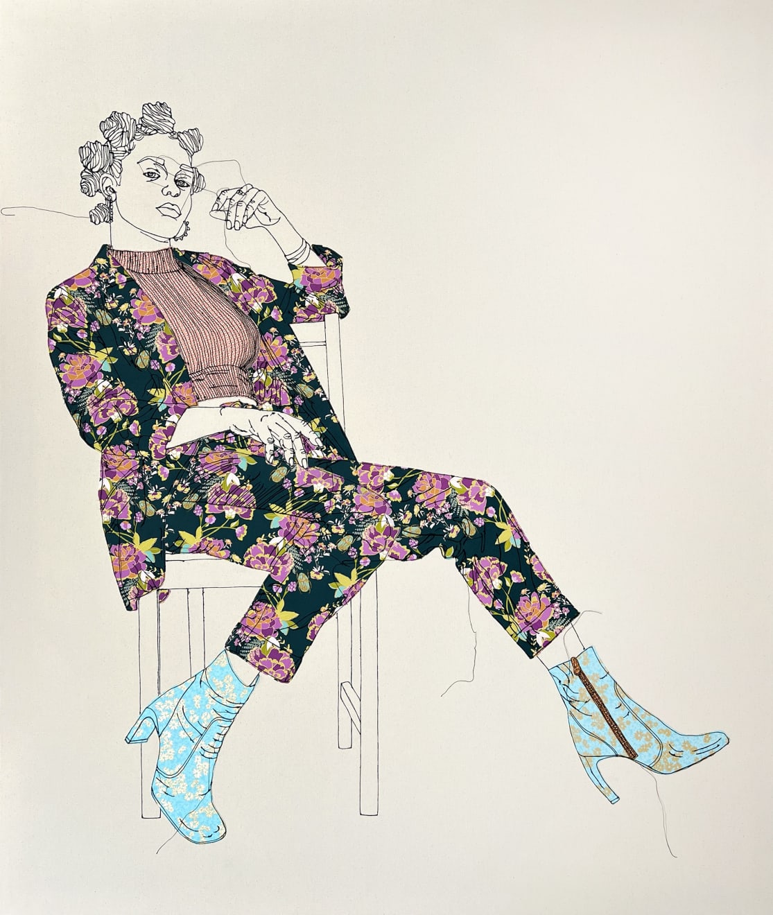 Gio Swaby, Seated Figure, 2022