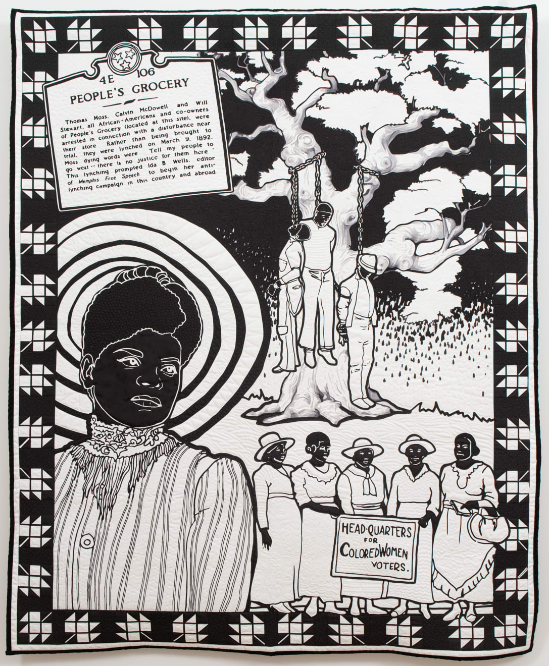 Carolyn Mazloomi, Ida B Wells: A Crusader for Justice, 2024
