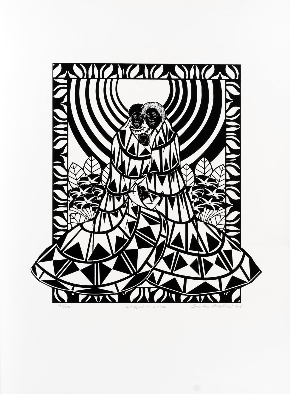 Carolyn Mazloomi, Wrapped in Love, 2018