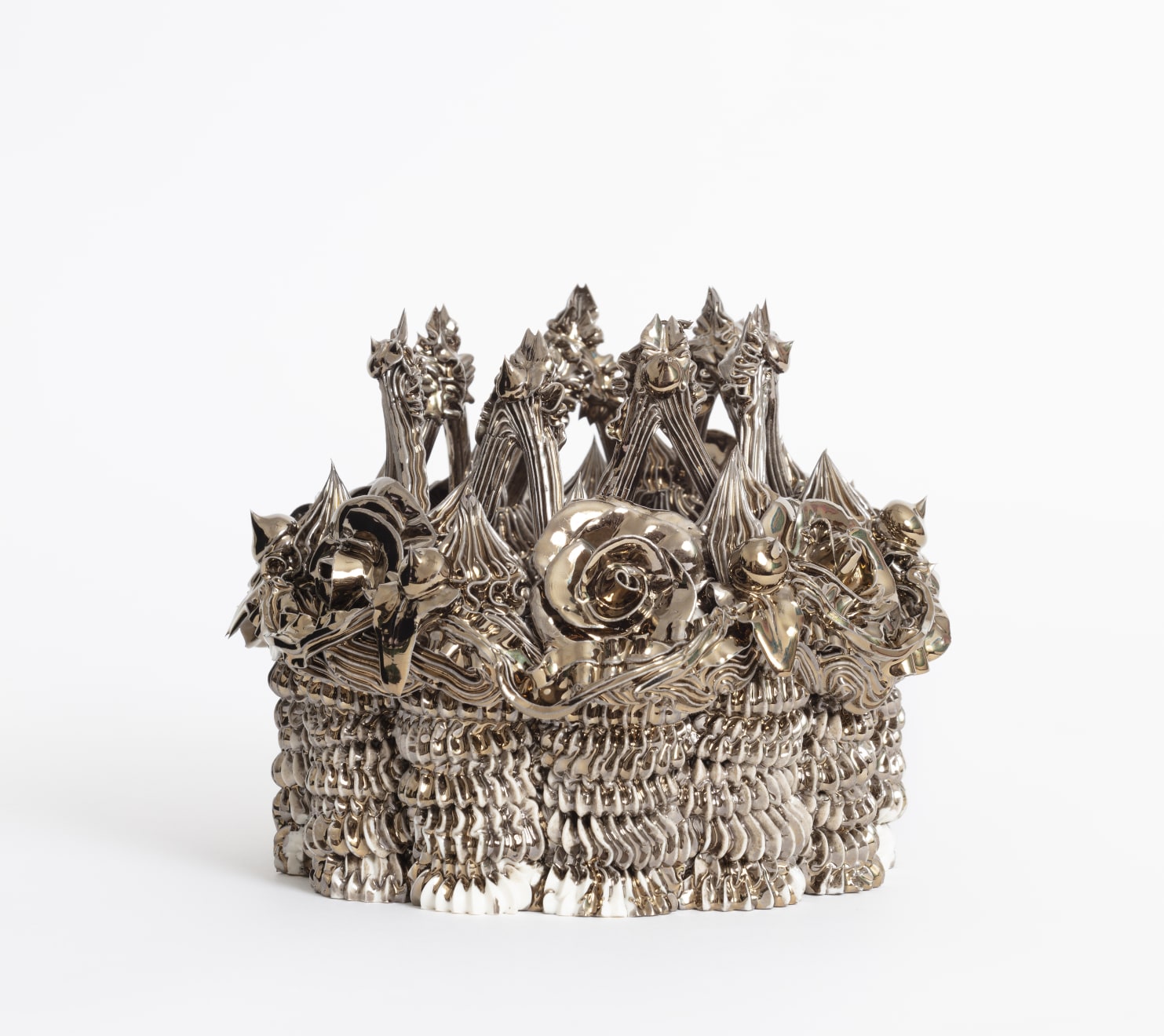 Ebony Russell, Mirrored Kingdom: Grande Cake Crown, 2022