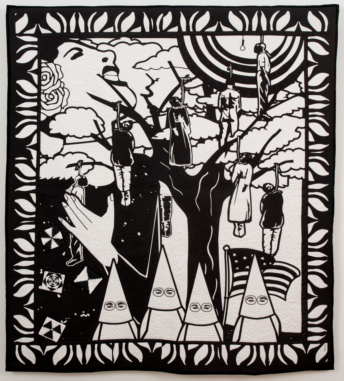 Carolyn Mazloomi, Stange Fruit #3, 2024