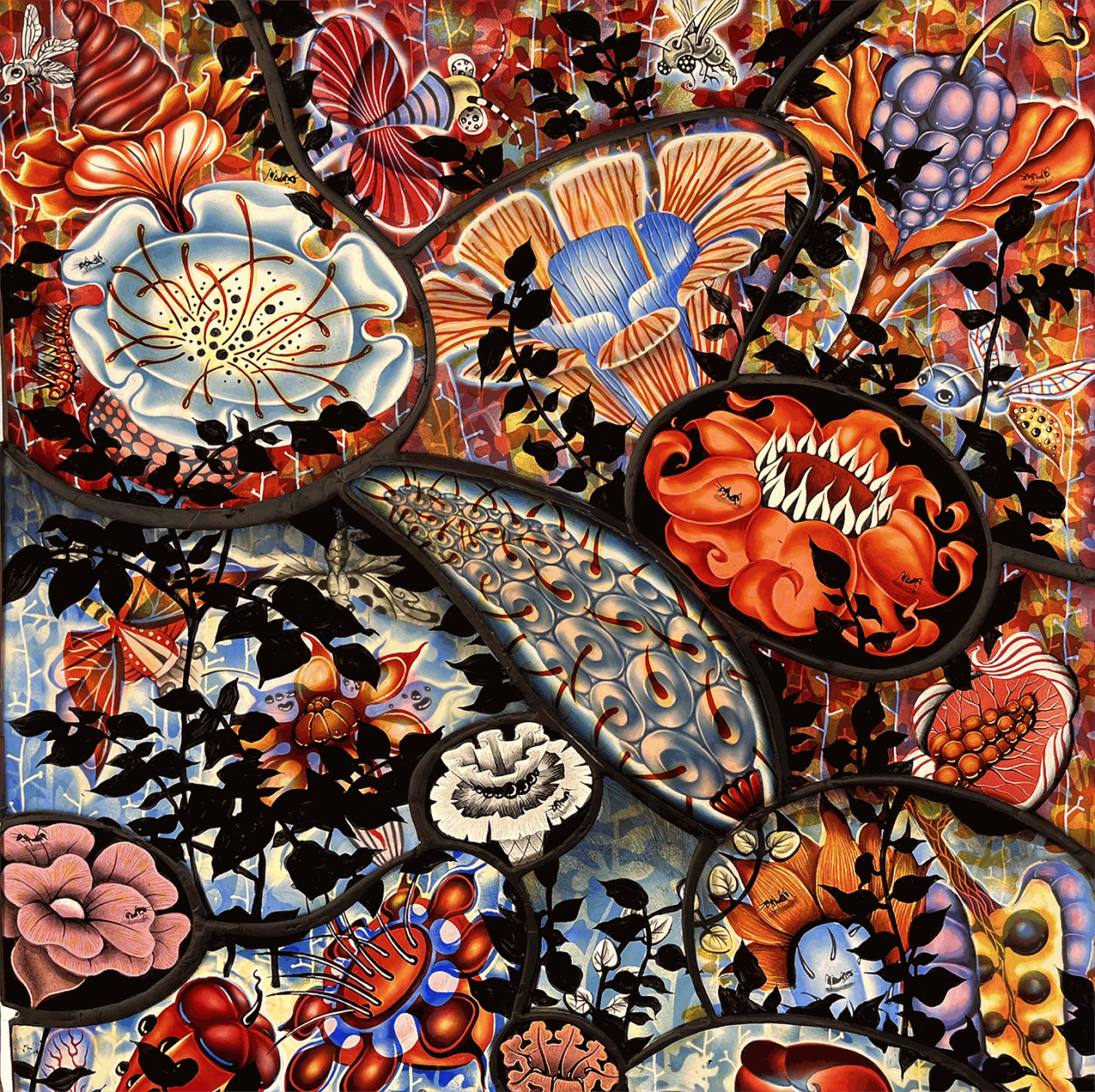Judith Schaechter, Super/Natural, 2025