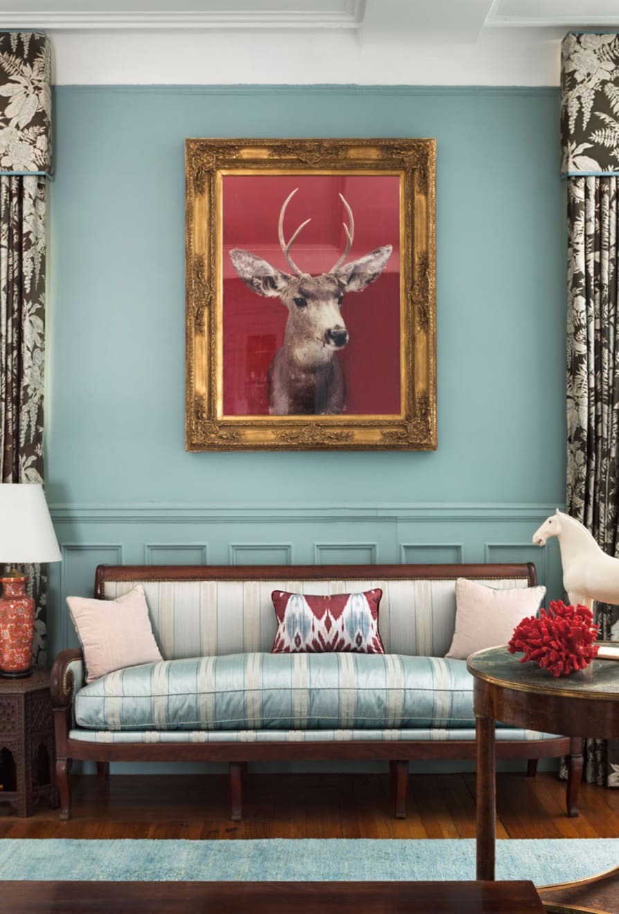 TASHA OSTRANDER, Deer Portrait (detail of Death Wishes installation), 1998