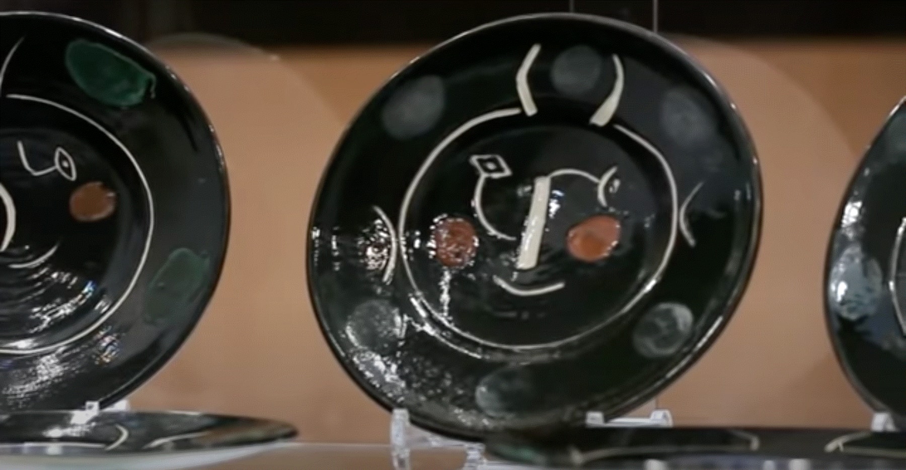 Pablo Picasso. Visage Noir series plates