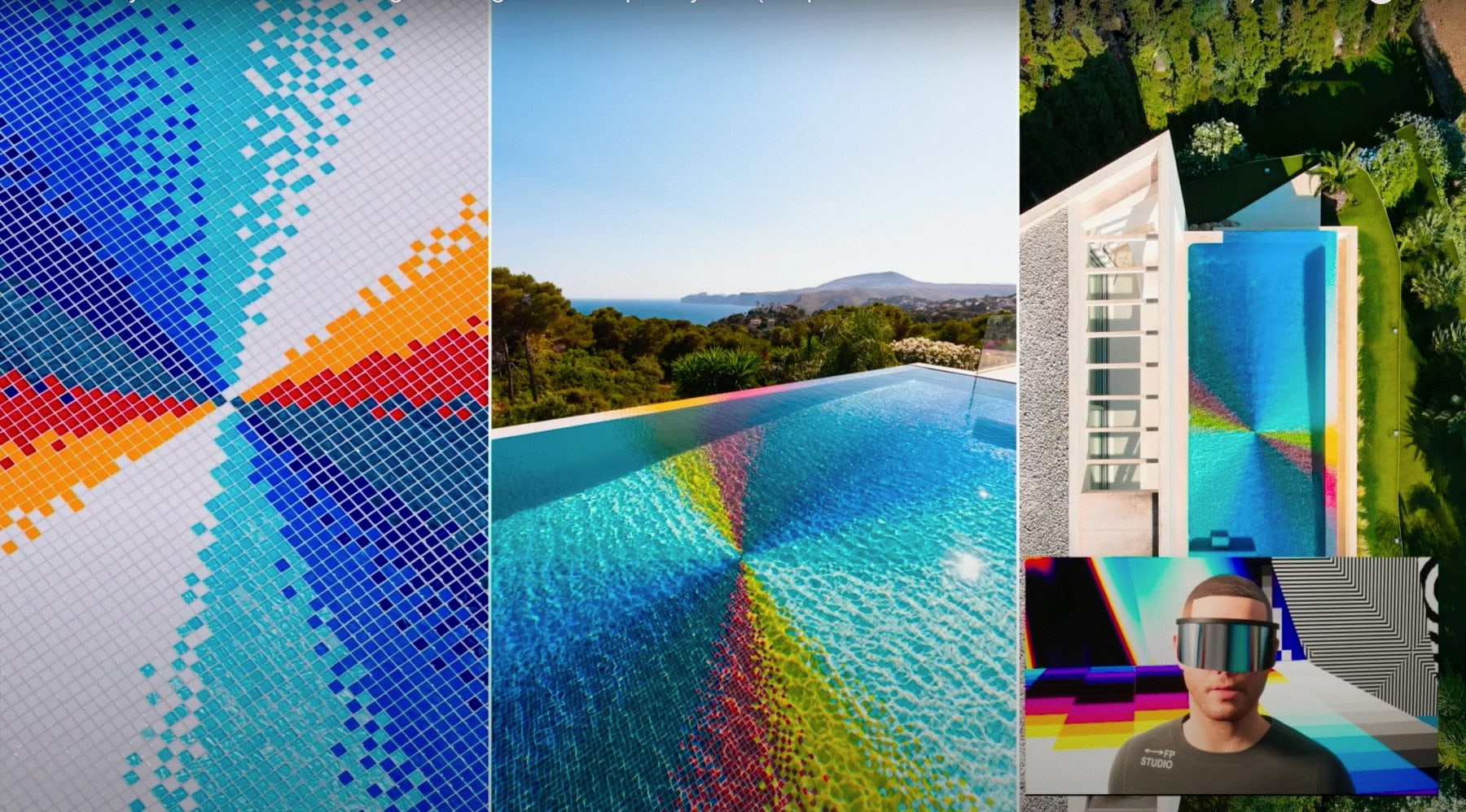 Felipe Pantone, Swimming Pool Tile Design, 2023