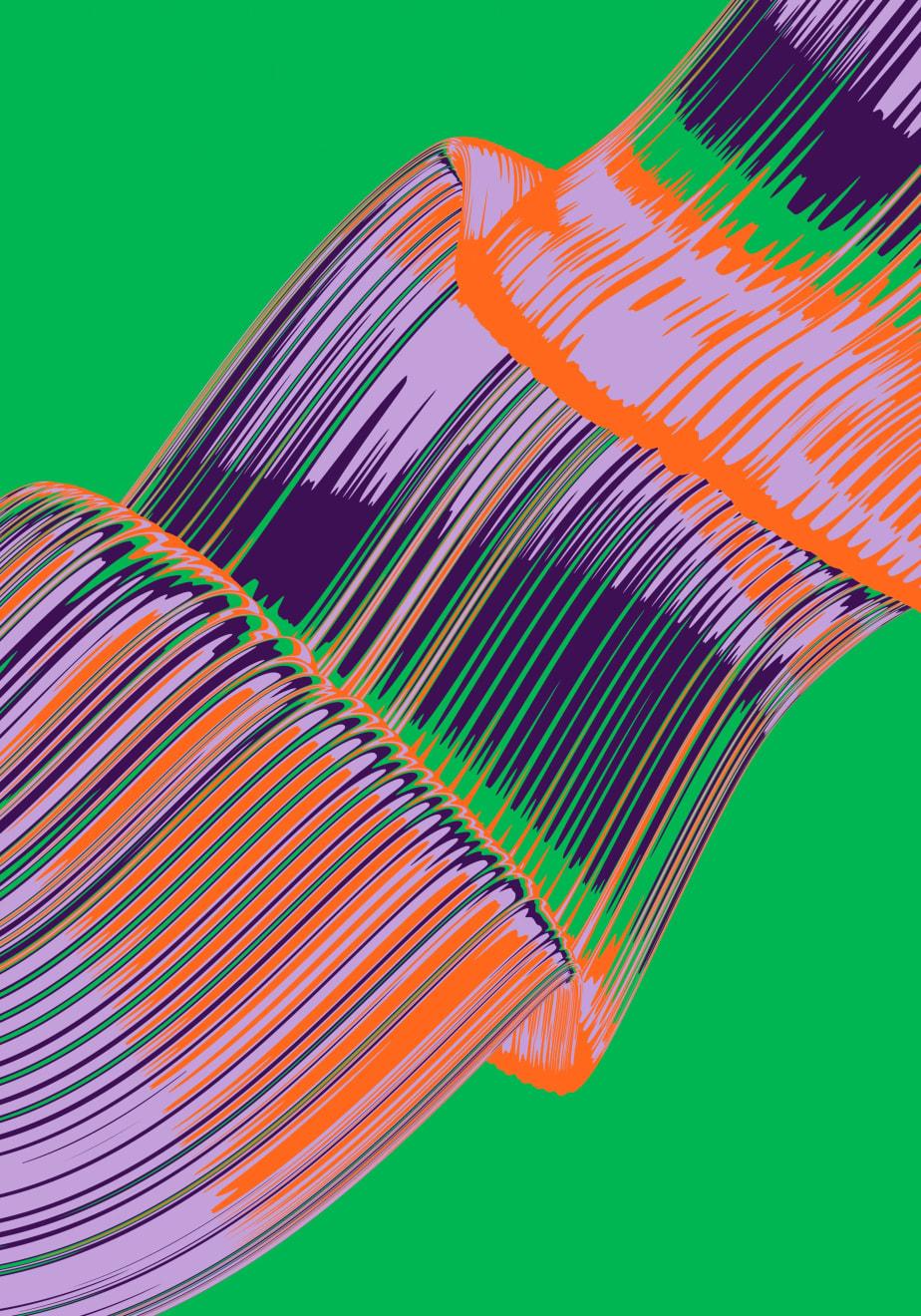 Rik Oostenbroek Bezier, 2023 Signed & dated 4-color screenprint 39 3/8 x 27 1/2 in 100 x 69.8 cm Edition of 10