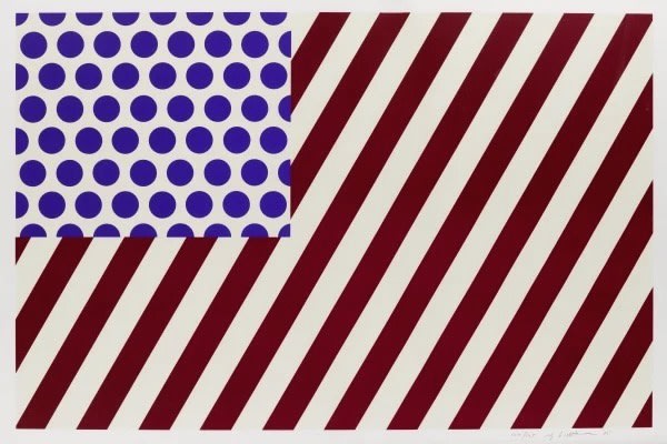 Roy Lichtenstein FORMS IN SPACE (CORLETT 217), 1985 Screenprint on Rives BFK Paper 35 3/4 x 52 in 90.8 x 132.1 cm 125/125 Available at VFA