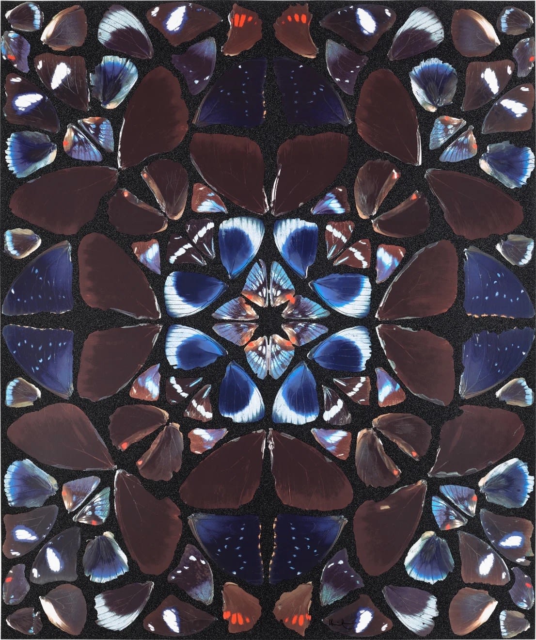 Damien Hirst DEIFIC, 2013 Screenprint in colours with glitter, on wove paper, the full sheet. 63 7/8 x 53 1/2 in 162.2 x 135.9 cm Edition of 50 Available at VFA