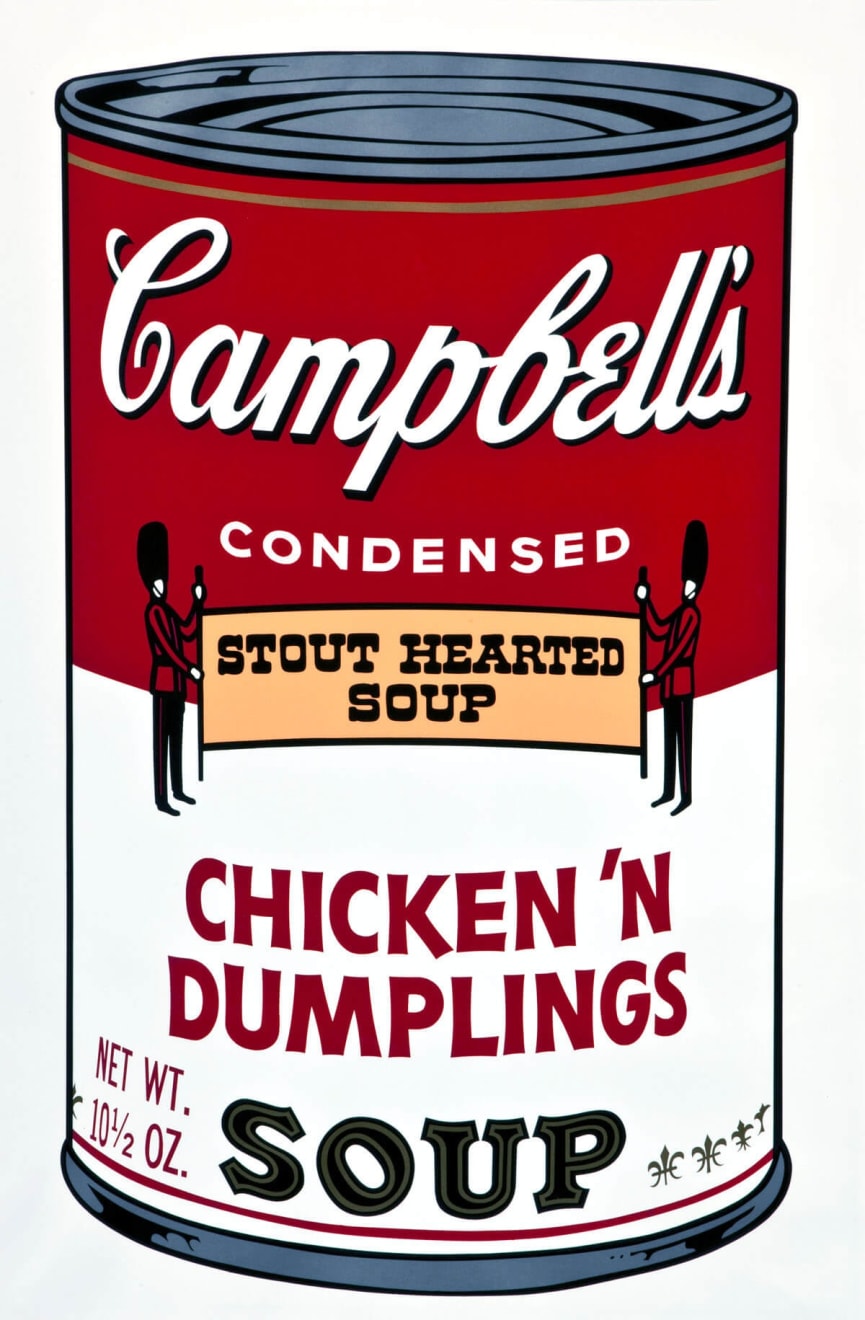 Andy Warhol Chicken and dumplings, 1969 Screenprint, 35 x 23 in 55/250 AW001059