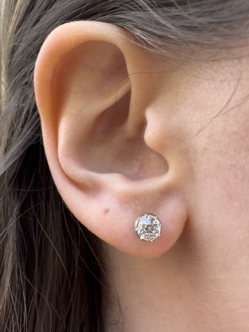 Georgiana Diamond Studs