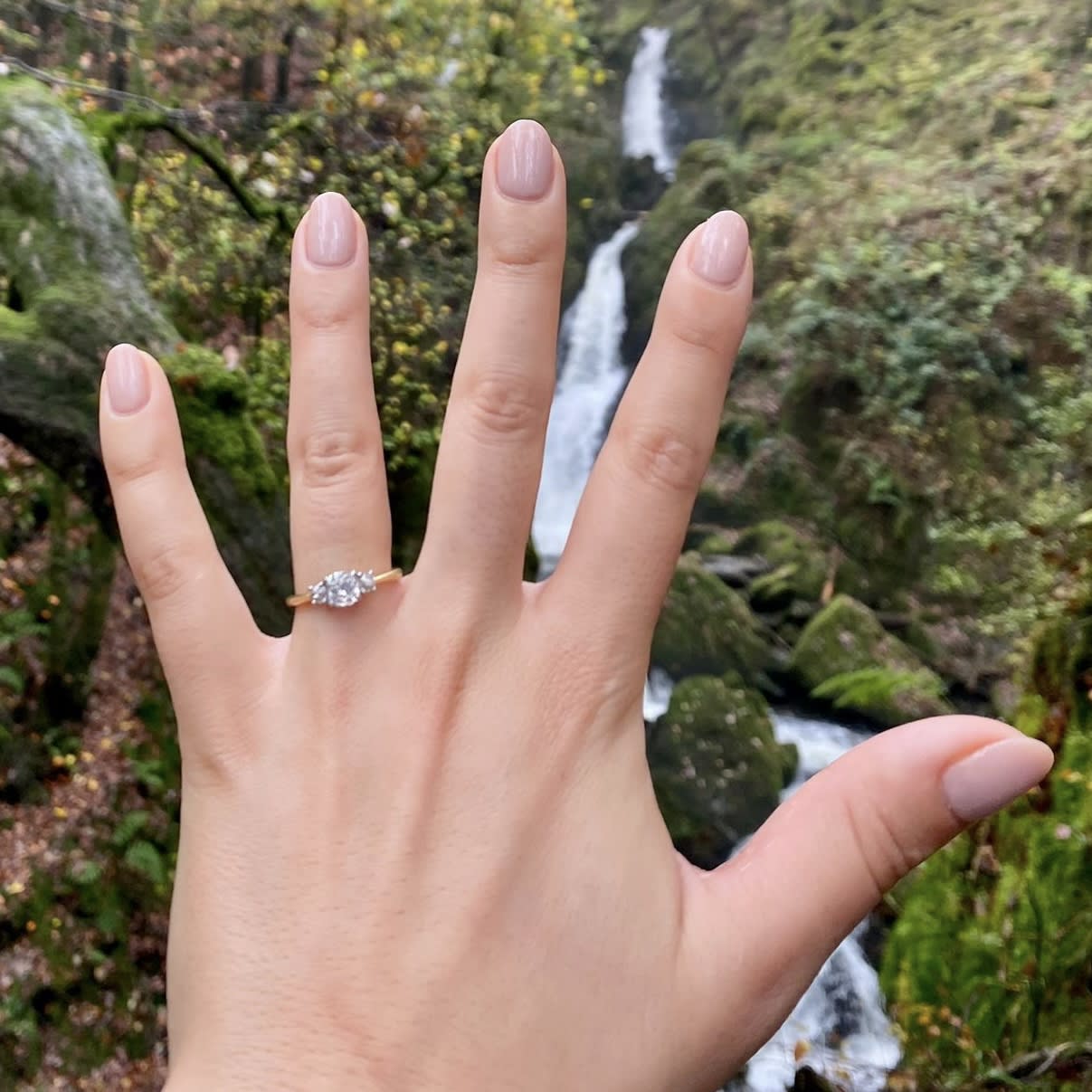 Bespoke Three Stone Diamond Ring