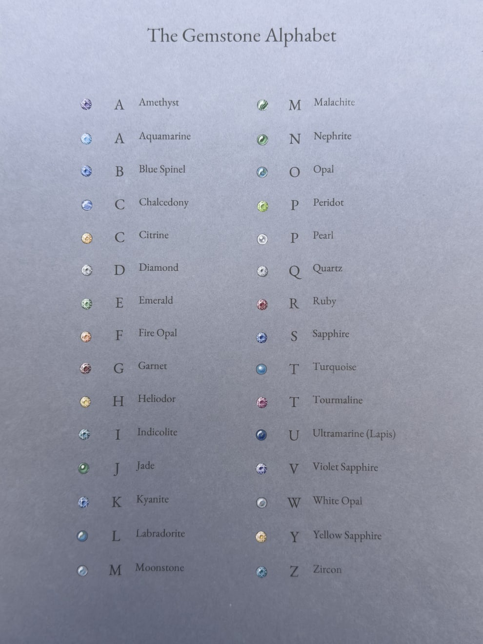 DREAM Acrostic Necklace