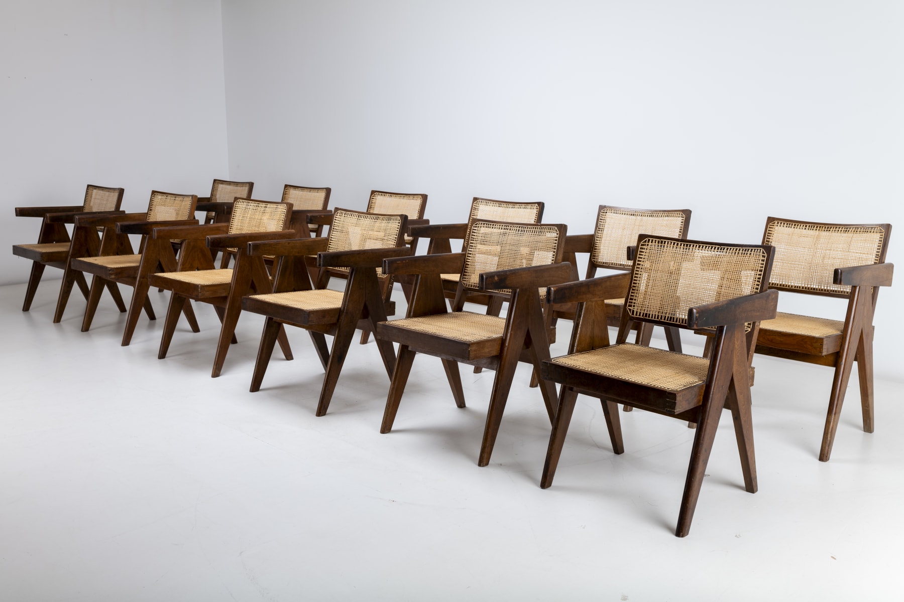Pierre Jeanneret, Office / Dining Chairs, 1955