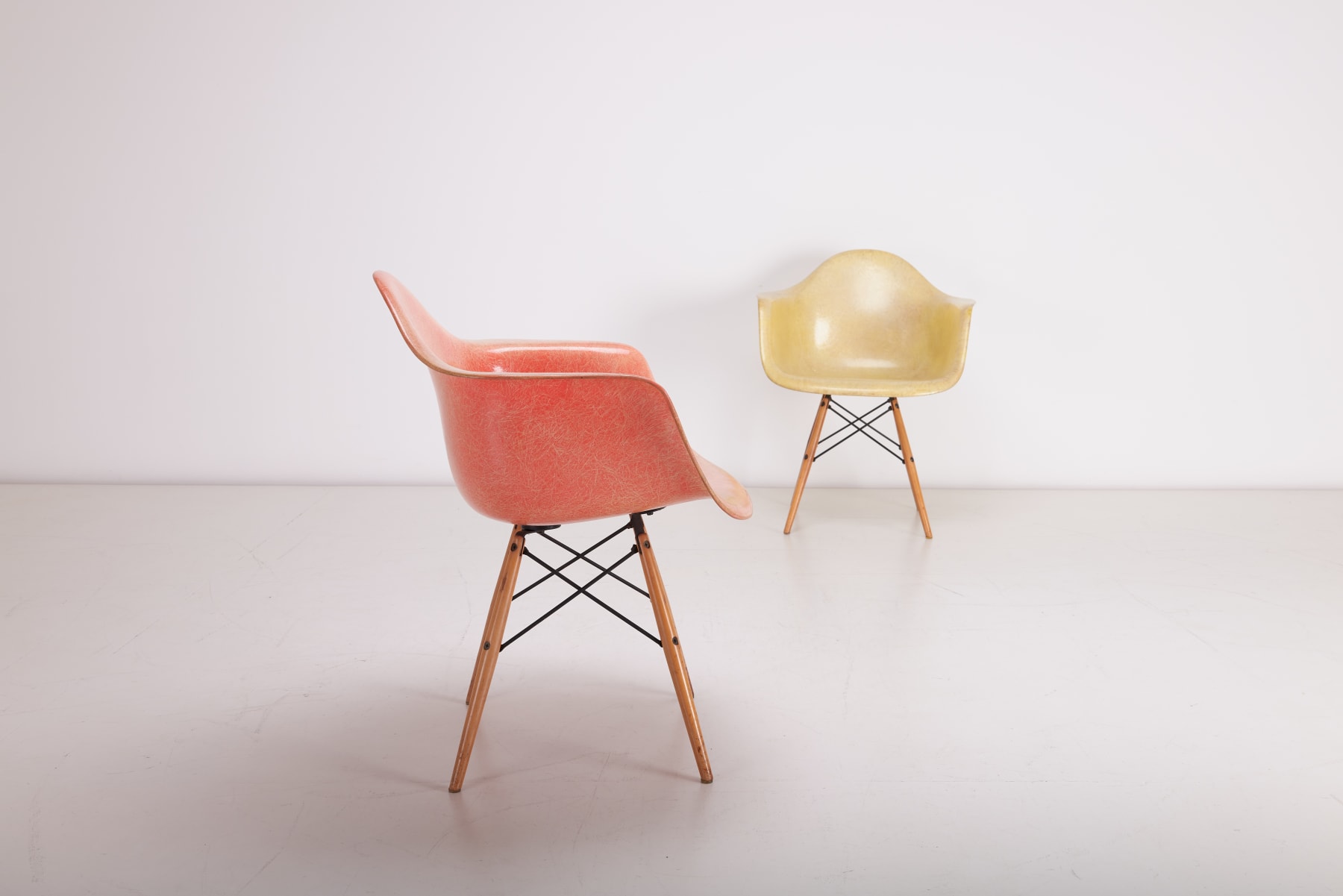 Charles & Ray Eames, 'Rope Edge' Fiberglass Chairs, 1950-54