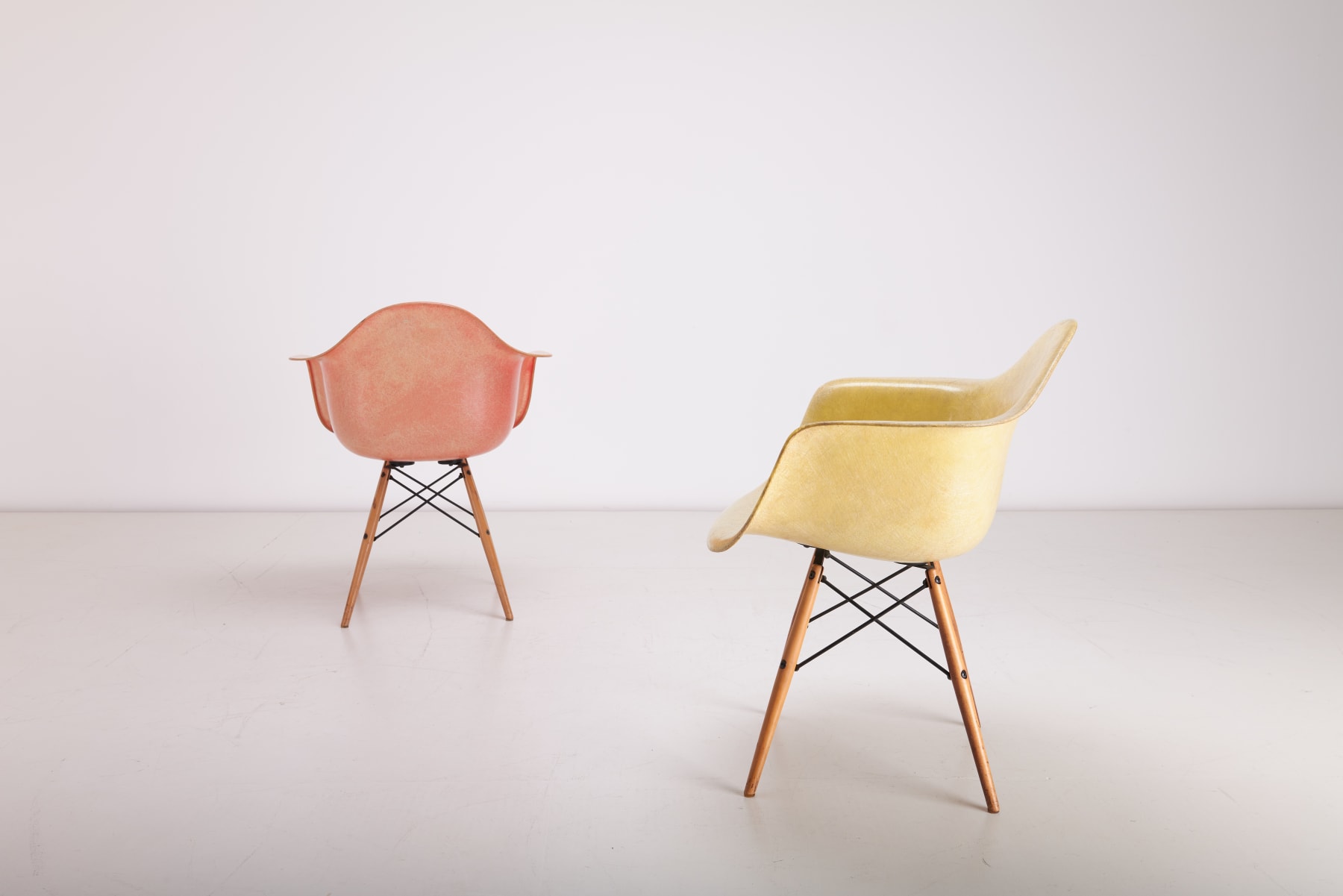 Charles & Ray Eames, 'Rope Edge' Fiberglass Chairs, 1950-54