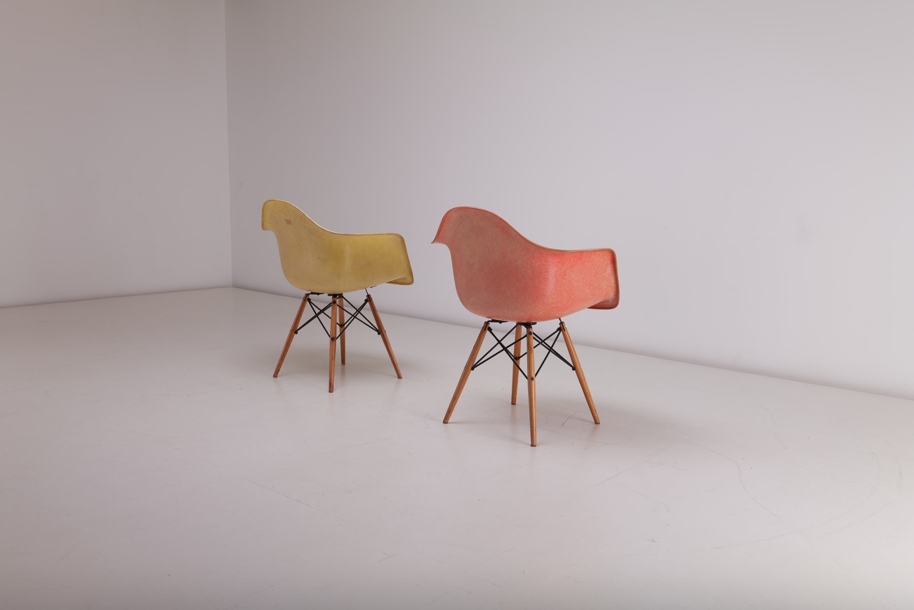 Charles & Ray Eames, 'Rope Edge' Fiberglass Chairs, 1950-54