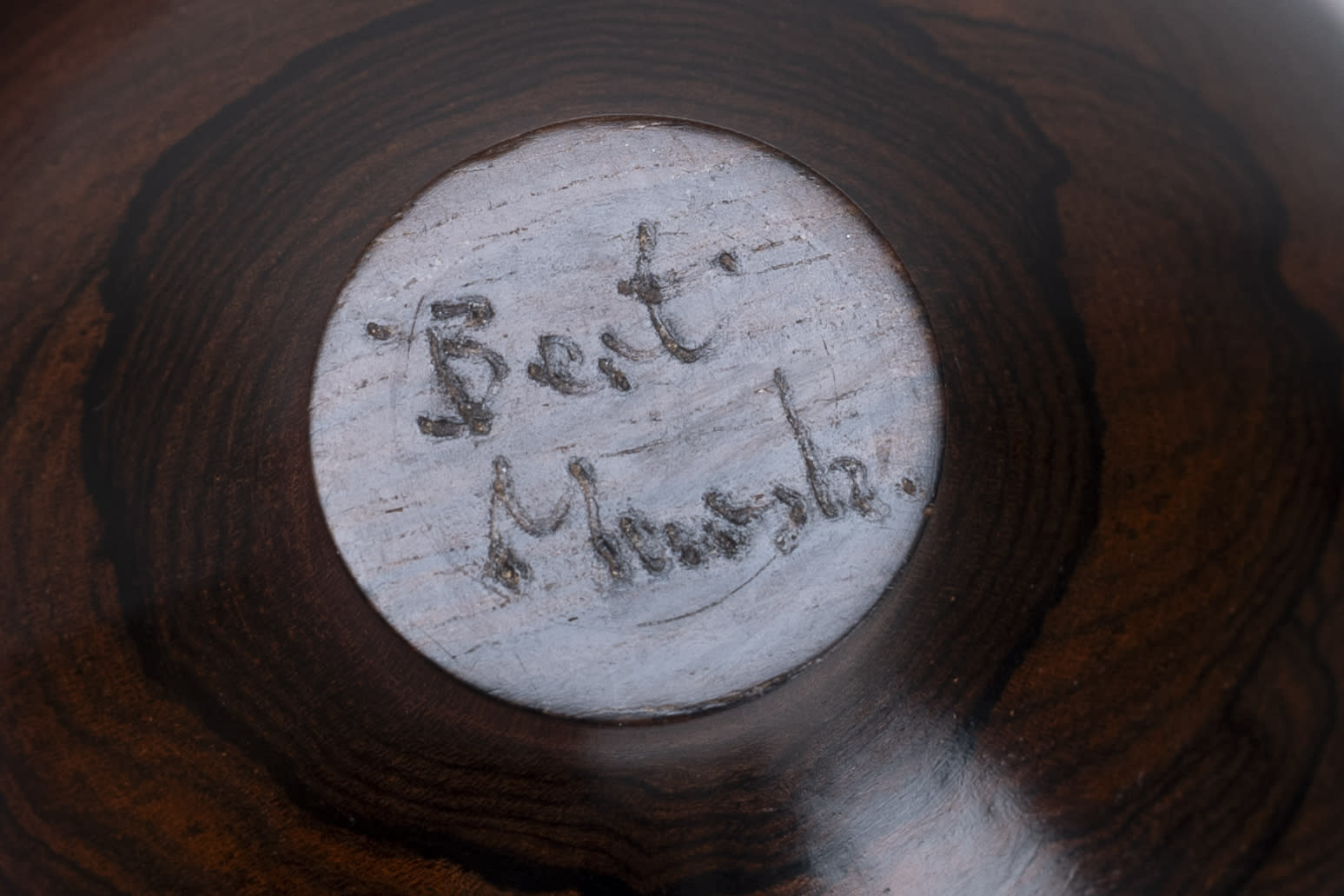 Bert Marsh, Wooden Turned Bowls, 1990s