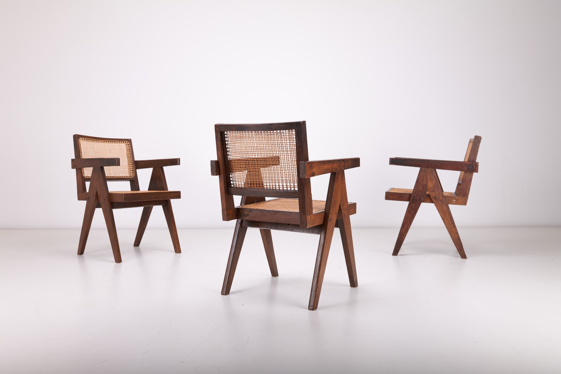 Pierre Jeanneret, Conference Armchairs, 1953-54