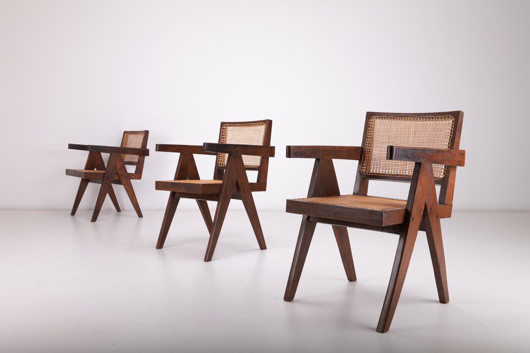 Pierre Jeanneret, Conference Armchairs, 1953-54
