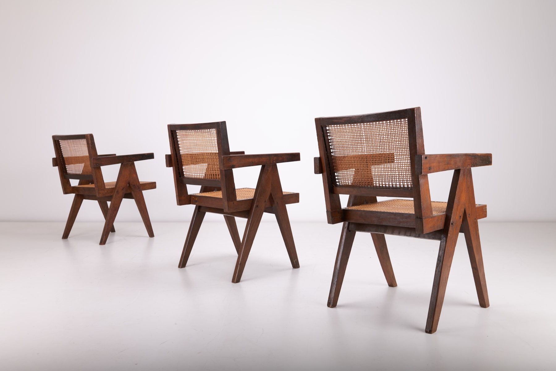 Pierre Jeanneret, Conference Armchairs, 1953-54