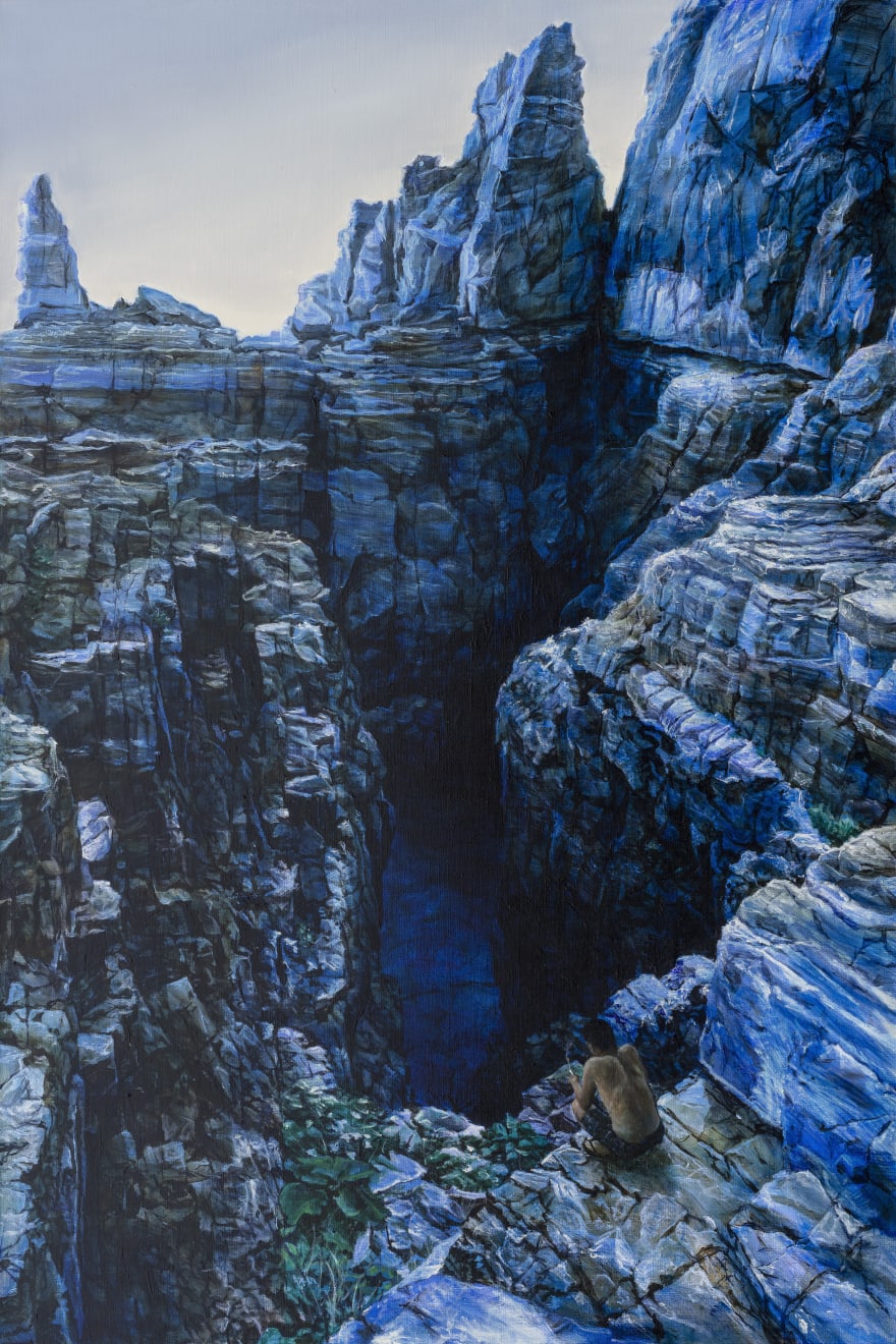 Kong Sung-hoon, A man smoking cigarette, 2011