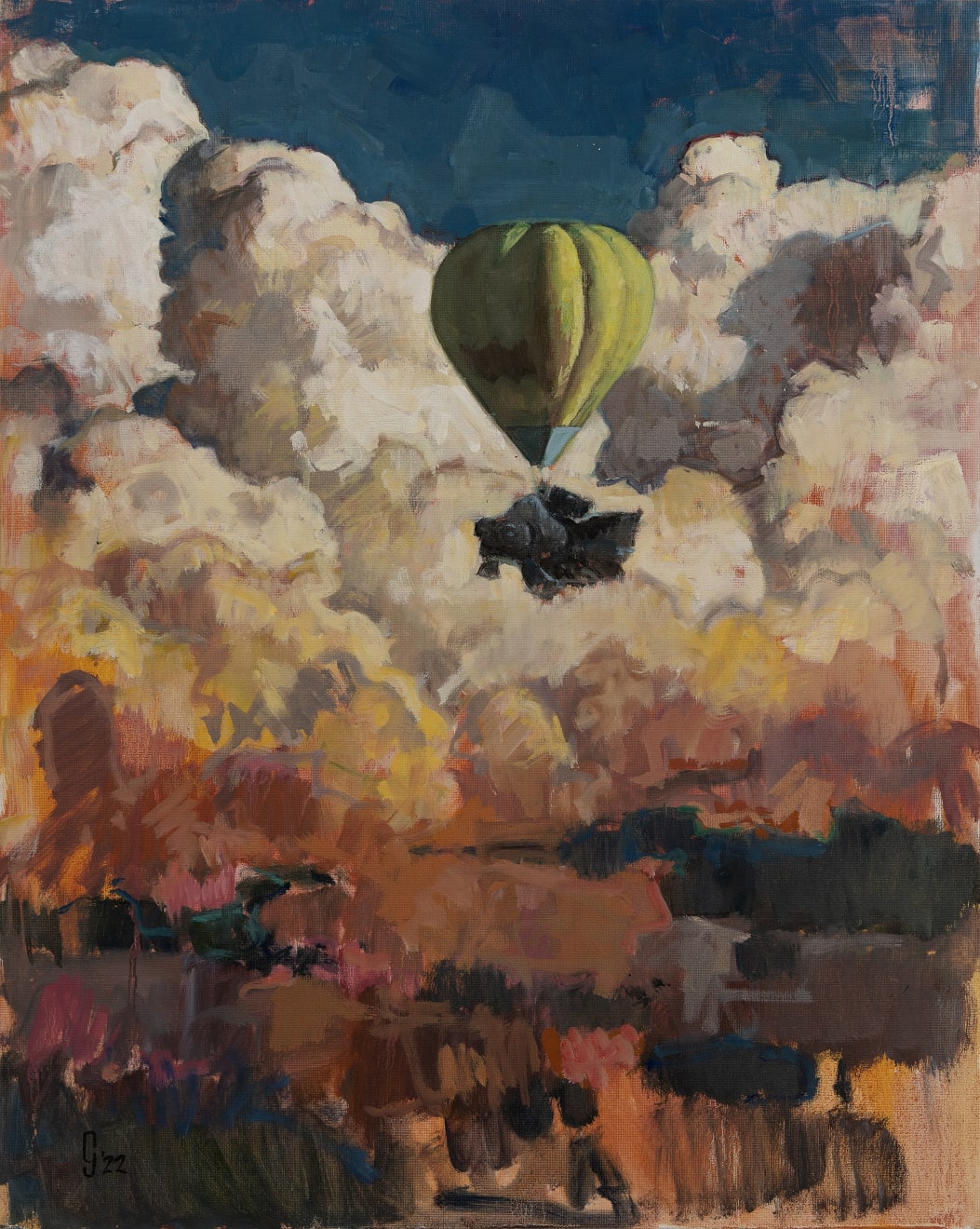 Andrew Gow, Balloon Swim, 2022