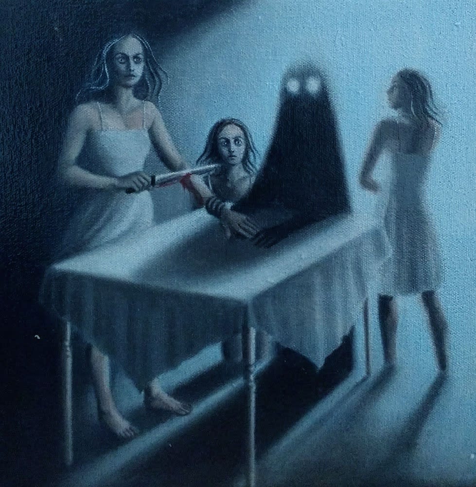 Dangerosa, Taking Parts, oil on canvas, 9