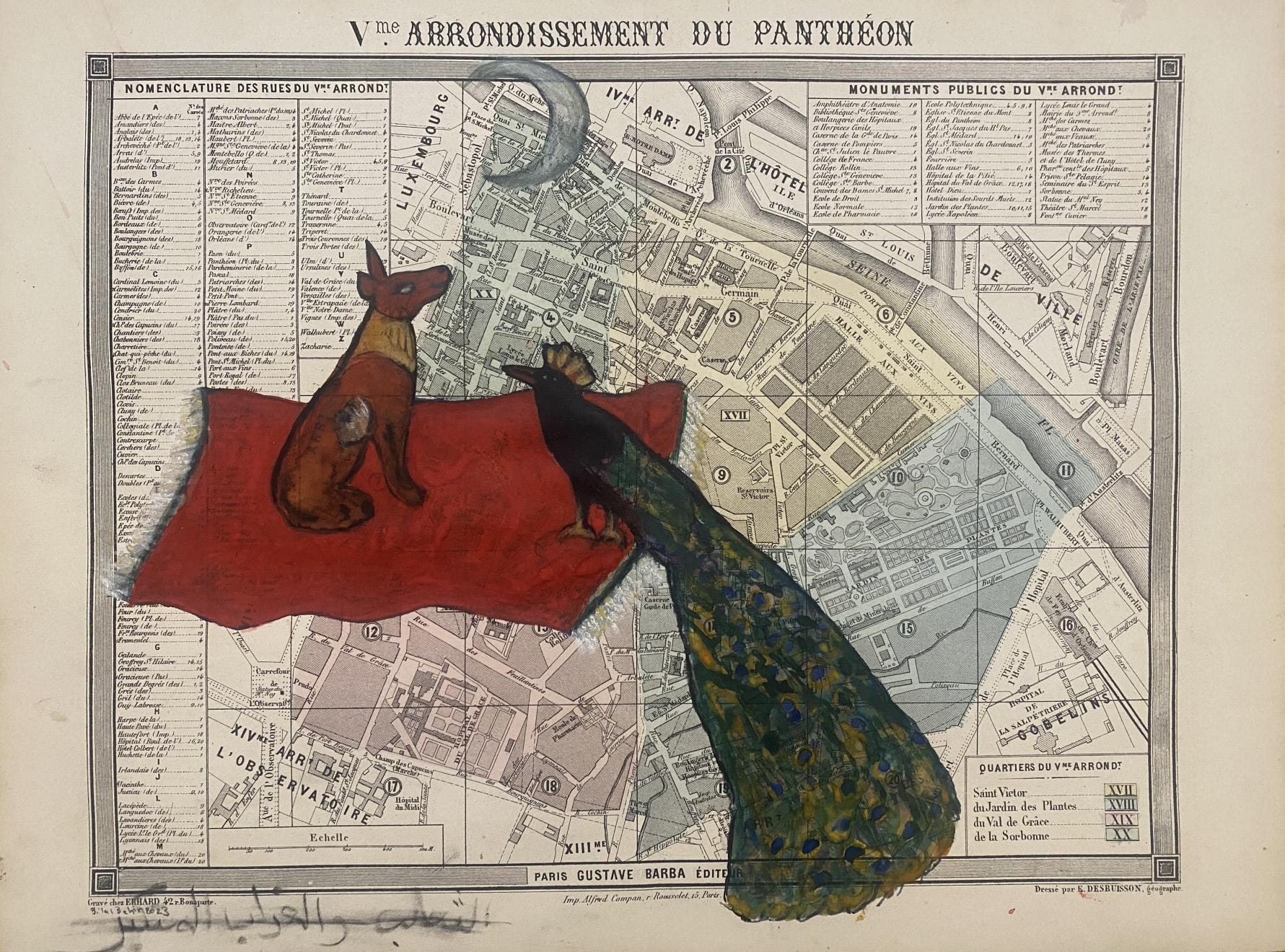 Bilal Bahir , Red Sun in the sky V Paris, 2023