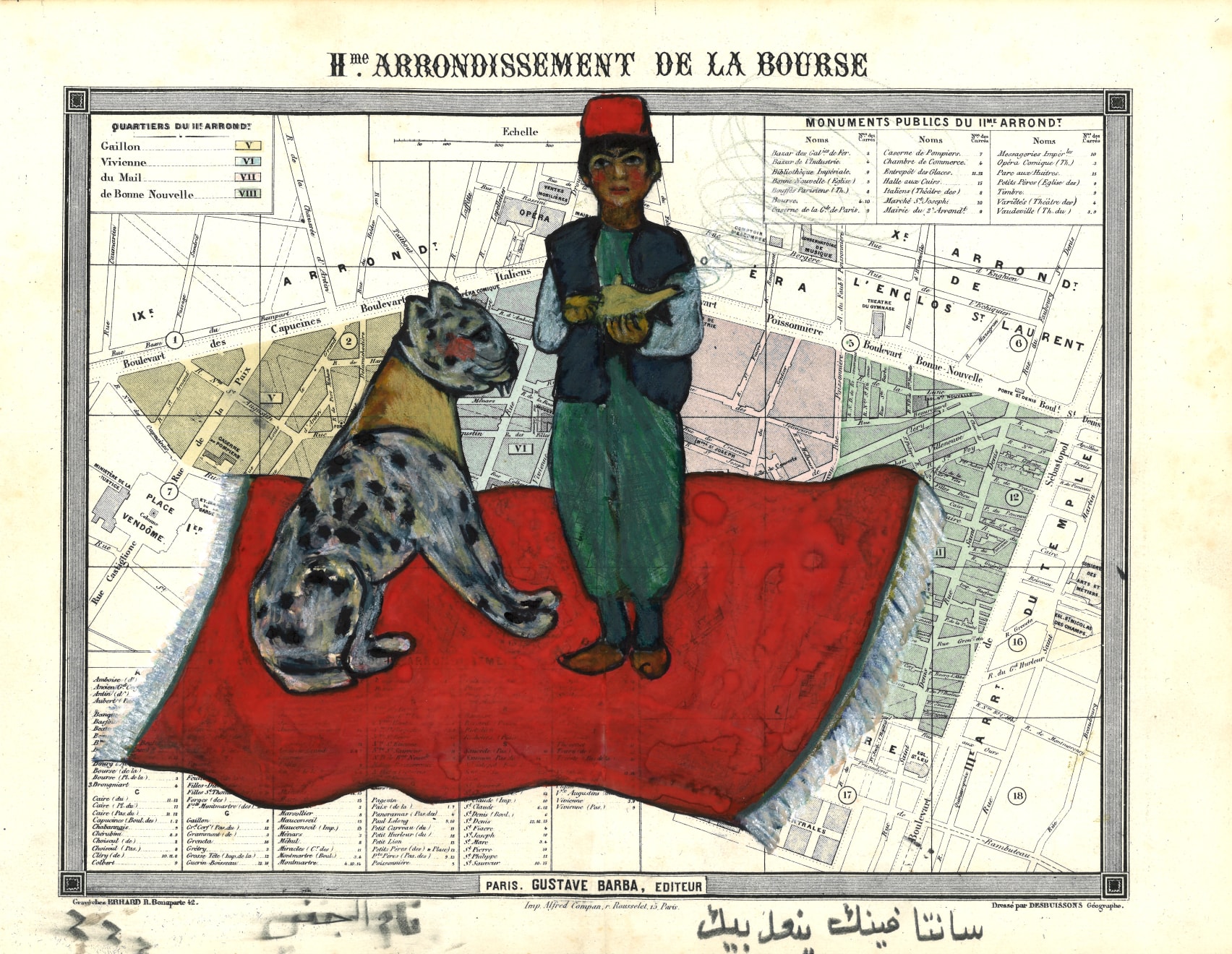 Bilal Bahir , Red sun in the sky II Paris, 2023