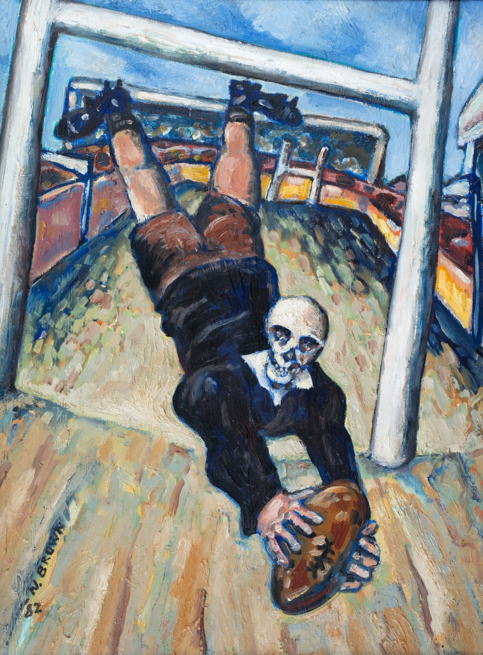 Nigel Brown, The Goal, 1982