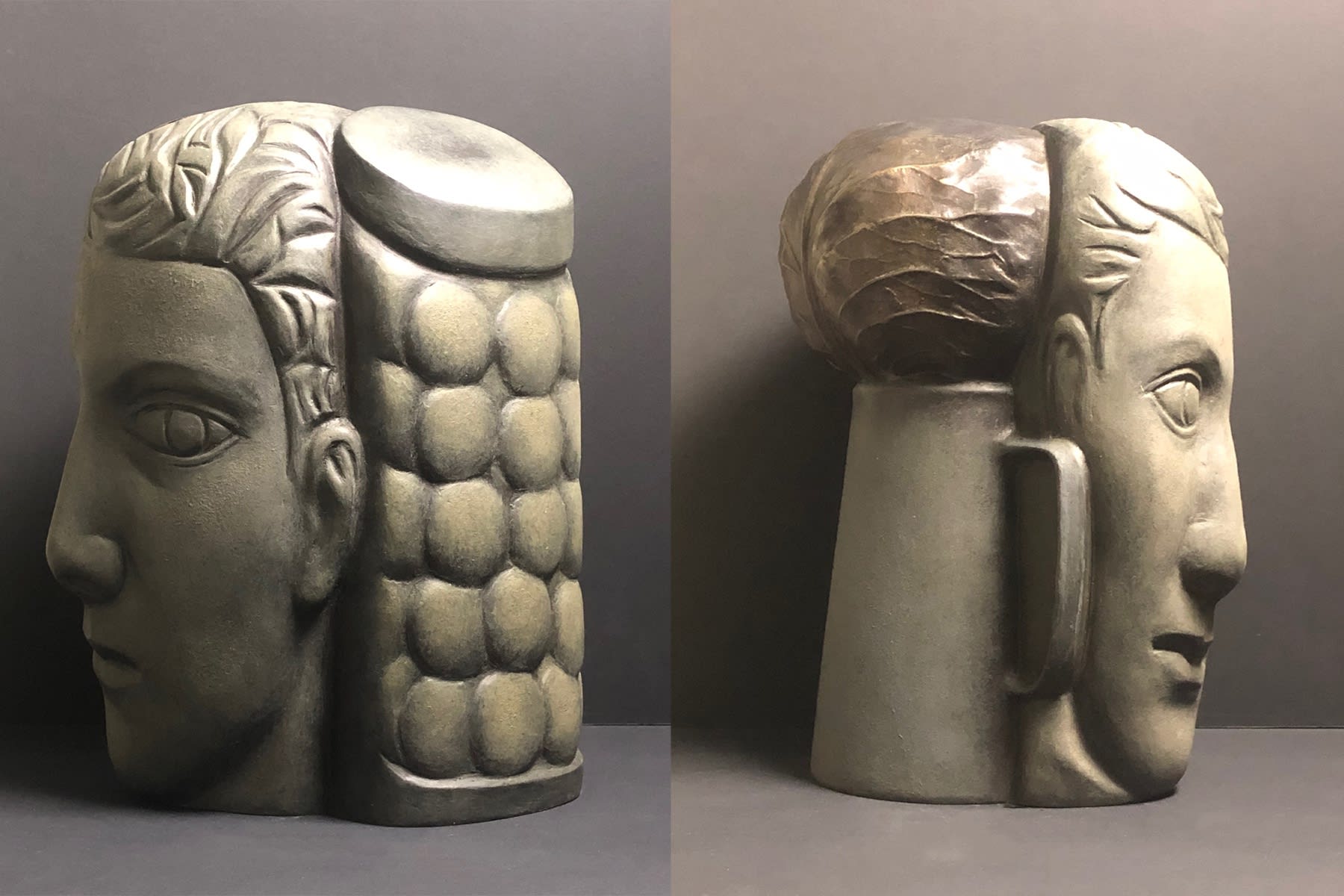 Terry Stringer, Still Life with Portrait of Lucian Freud, 2024