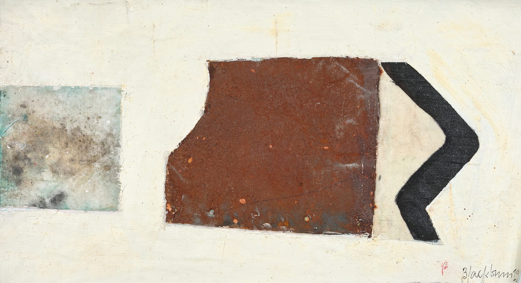 John Blackburn, Black Zig Zag, 2019