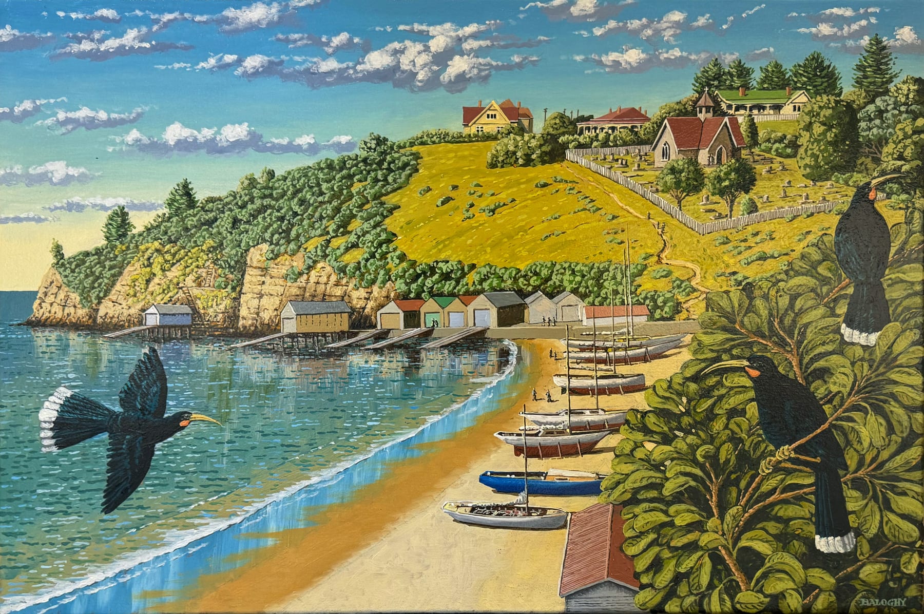 George Baloghy, Huia, Judges Bay 1903, 2024