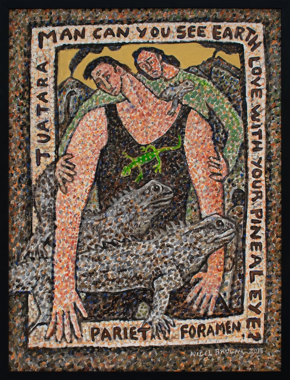 Nigel Brown, Tuatara Man, 2015