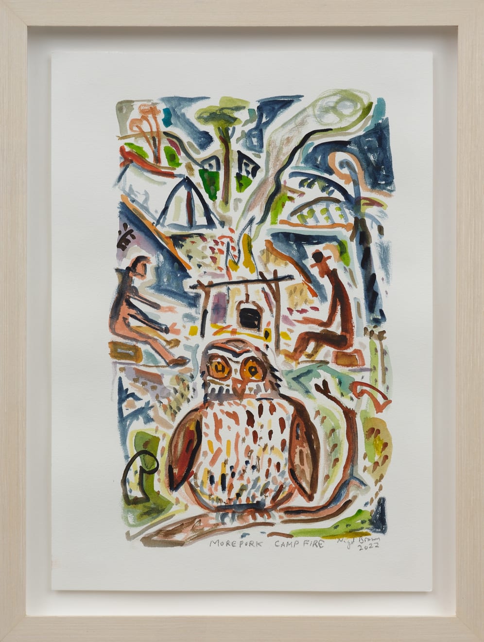 Nigel Brown, Morepork Campfire, 2022