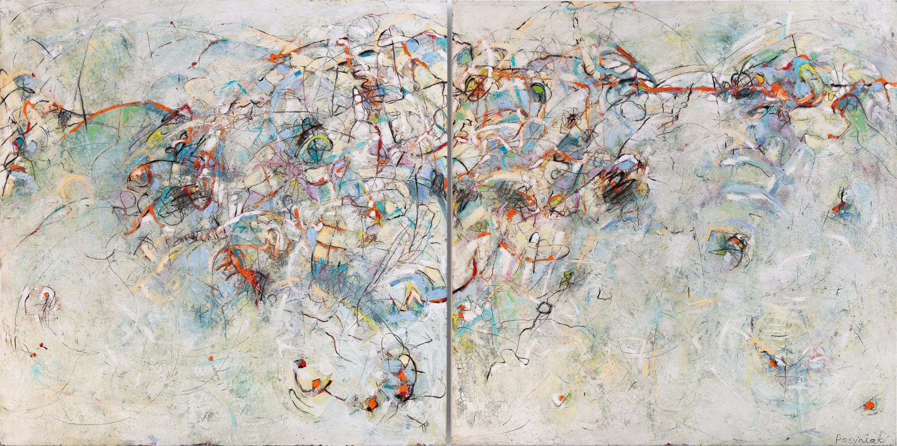 Teresa Posyniak, The Drifters (Diptych)