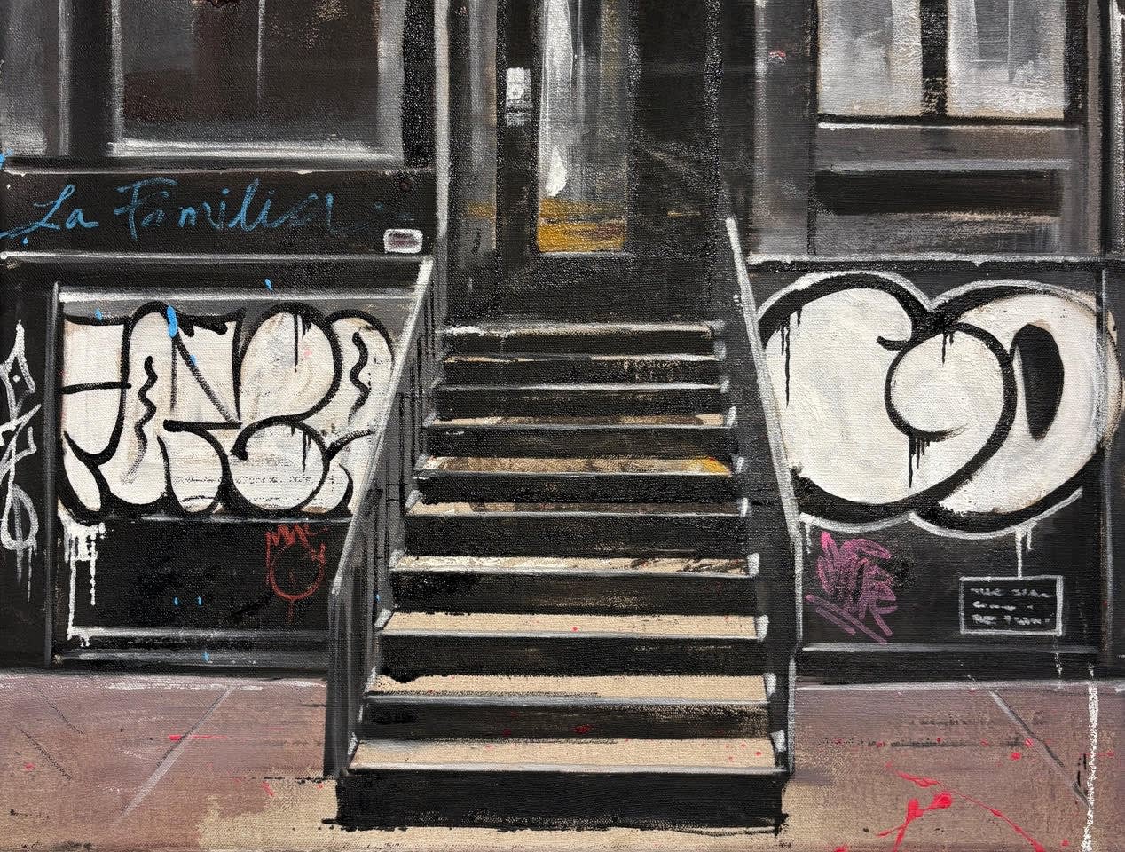 Carl White, Stoop (Study) , 2025