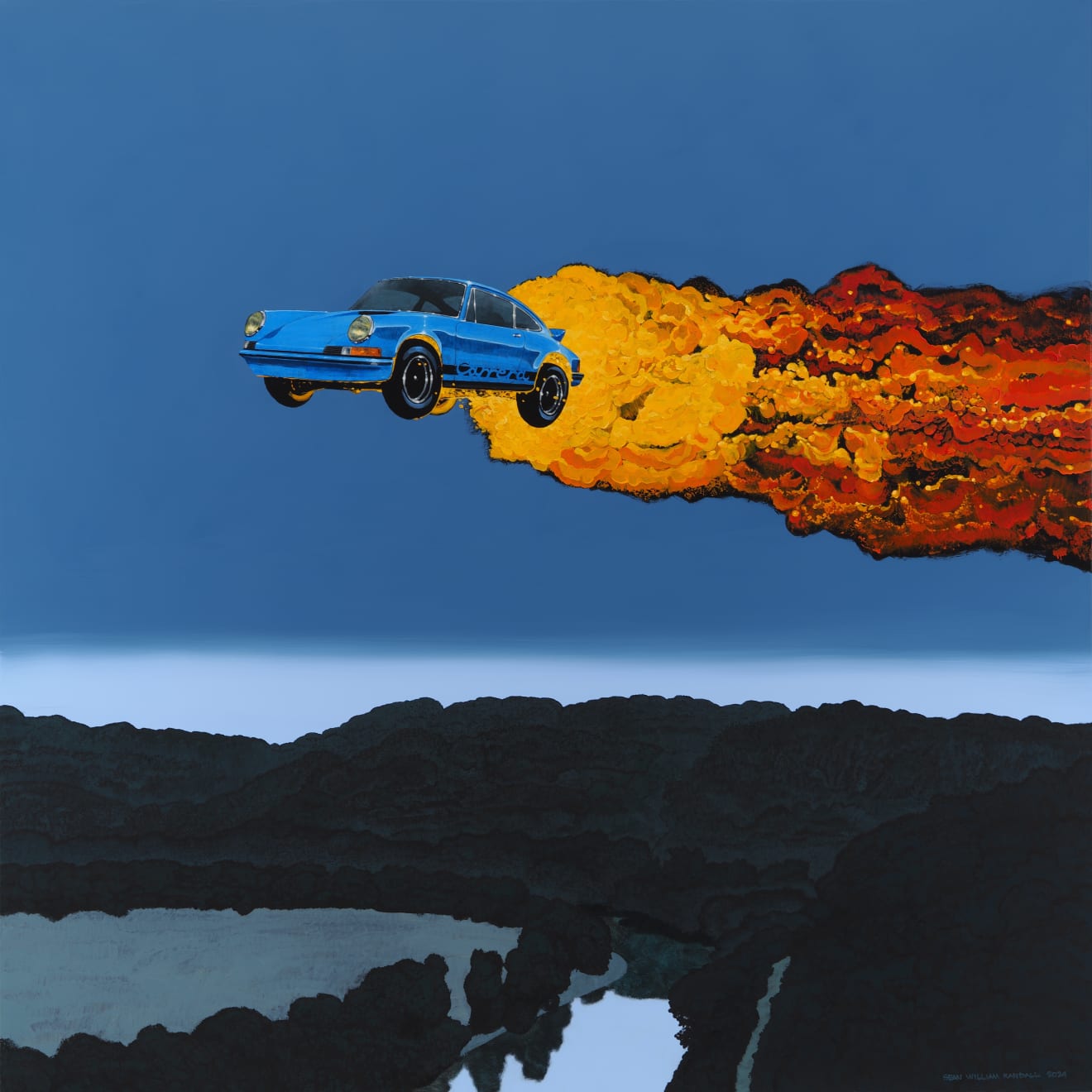 Sean William Randall, Blue Jump, 2024