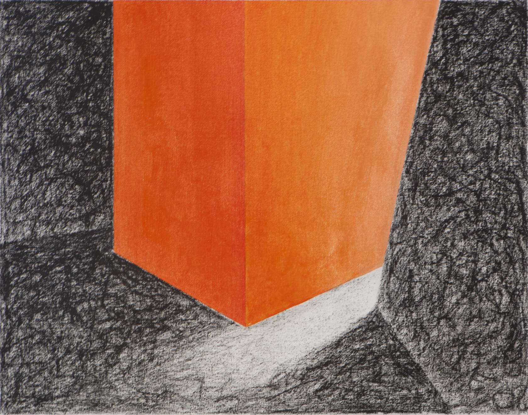 Davide Pizzigoni, AN EMPTY SPACE Orange, 2023