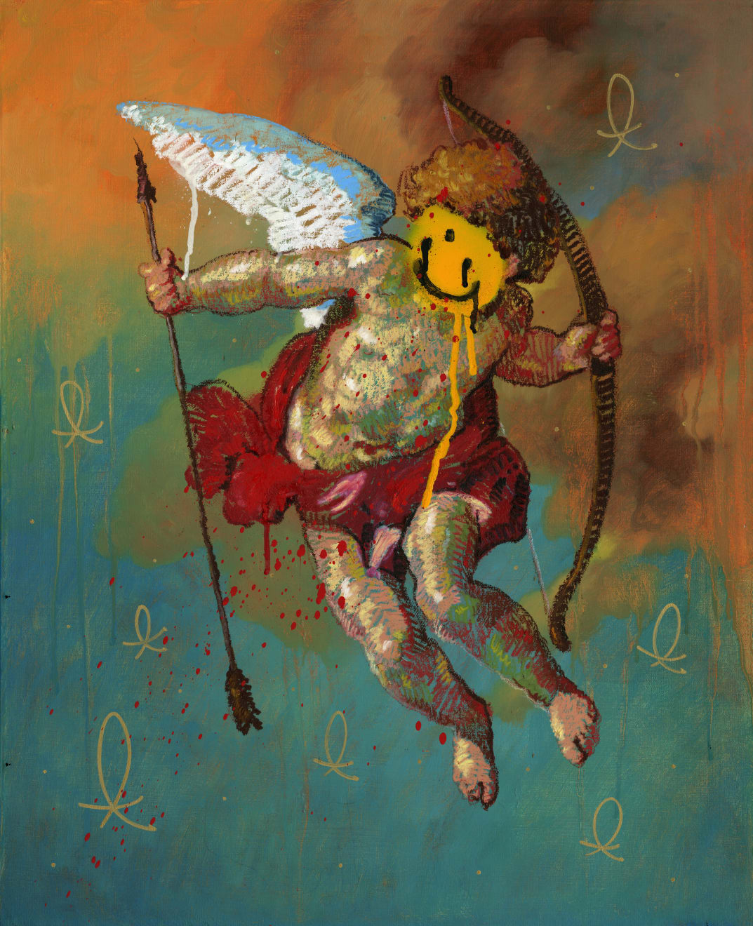 Isaac Pelayo, Ange avec Flèche Limited Edition Print , 2025