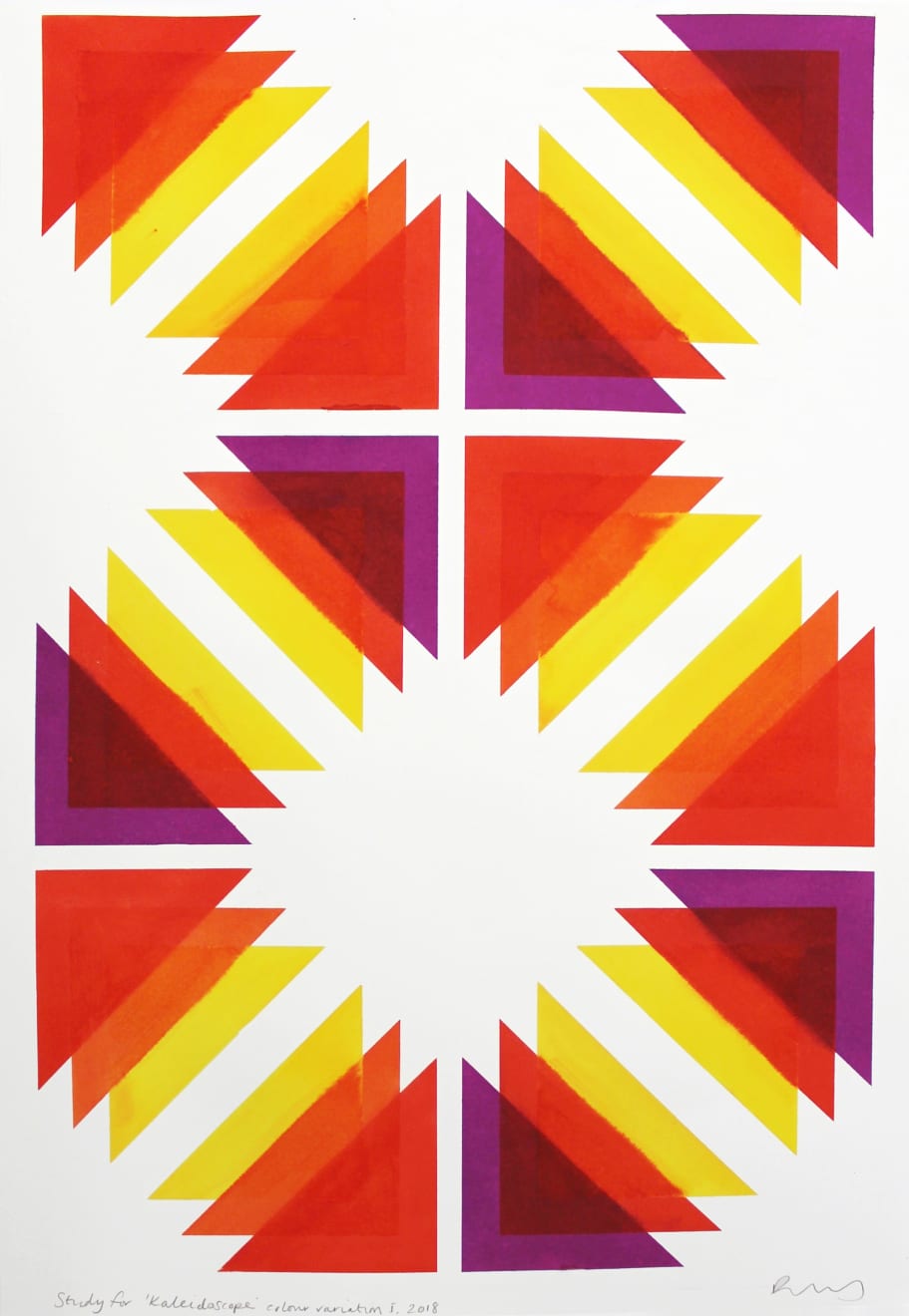 Study for 'Kaleidoscope' Colour Variation I, 2018