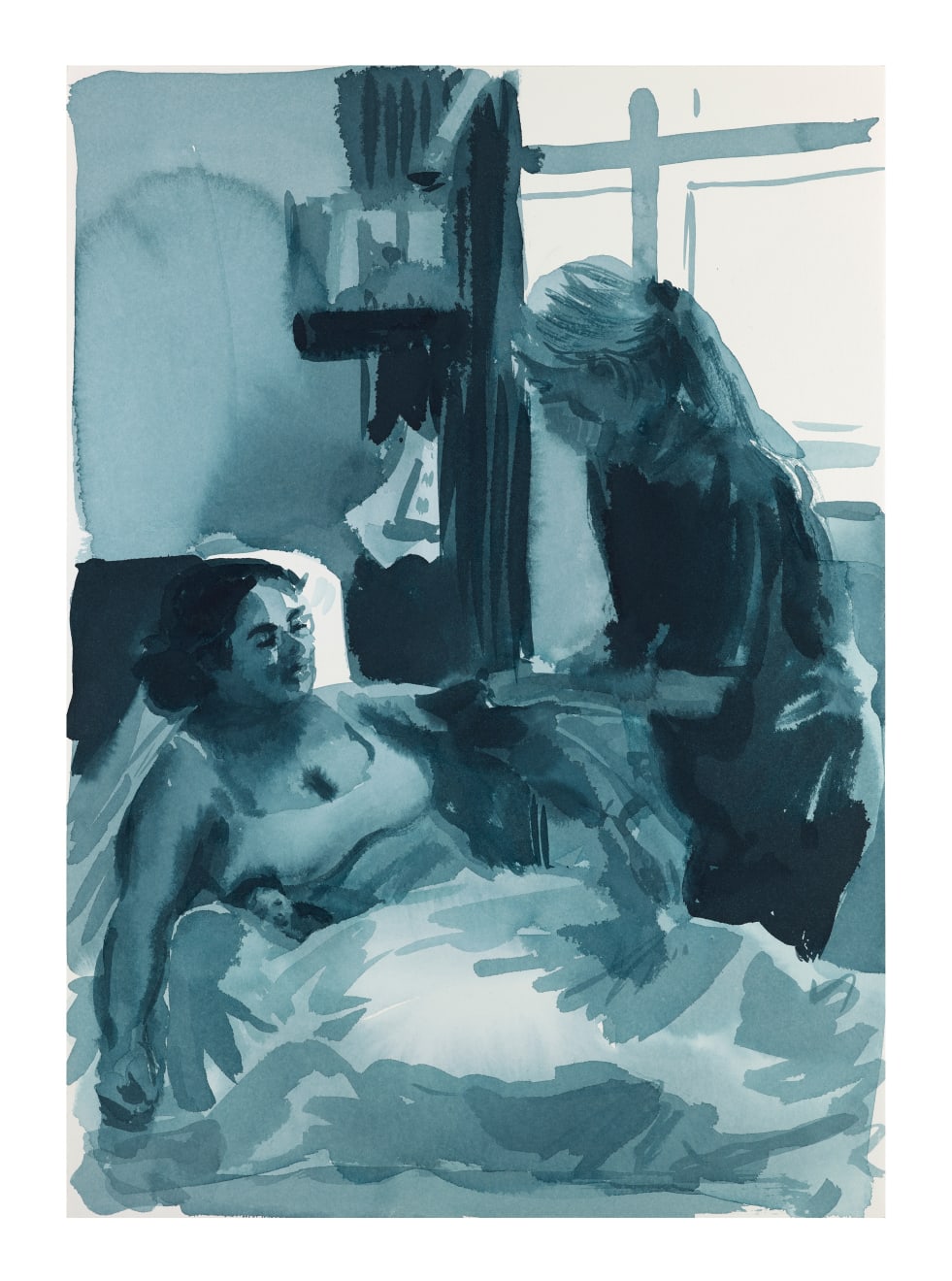 Maternity 11, 2021, Ink on paper, 47.5 x 33cm