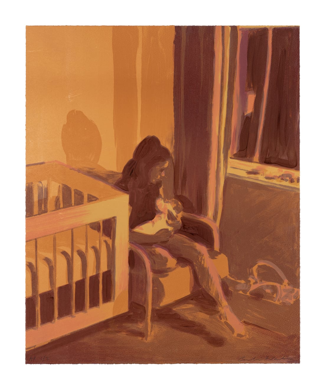 Midnight, 2023, Lithograph, 53 x 43cm